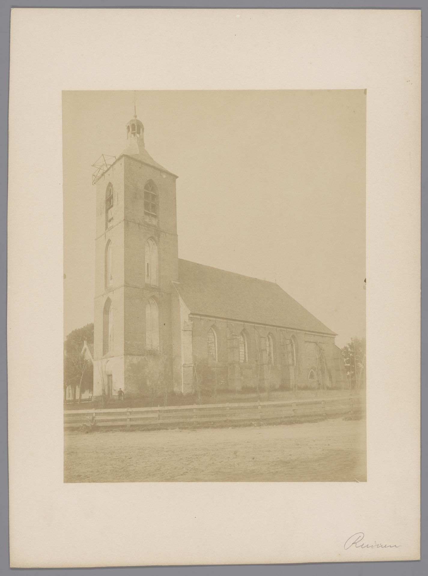 Gezicht op de Mariakerk te Ruinen by anoniem (Monumentenzorg)