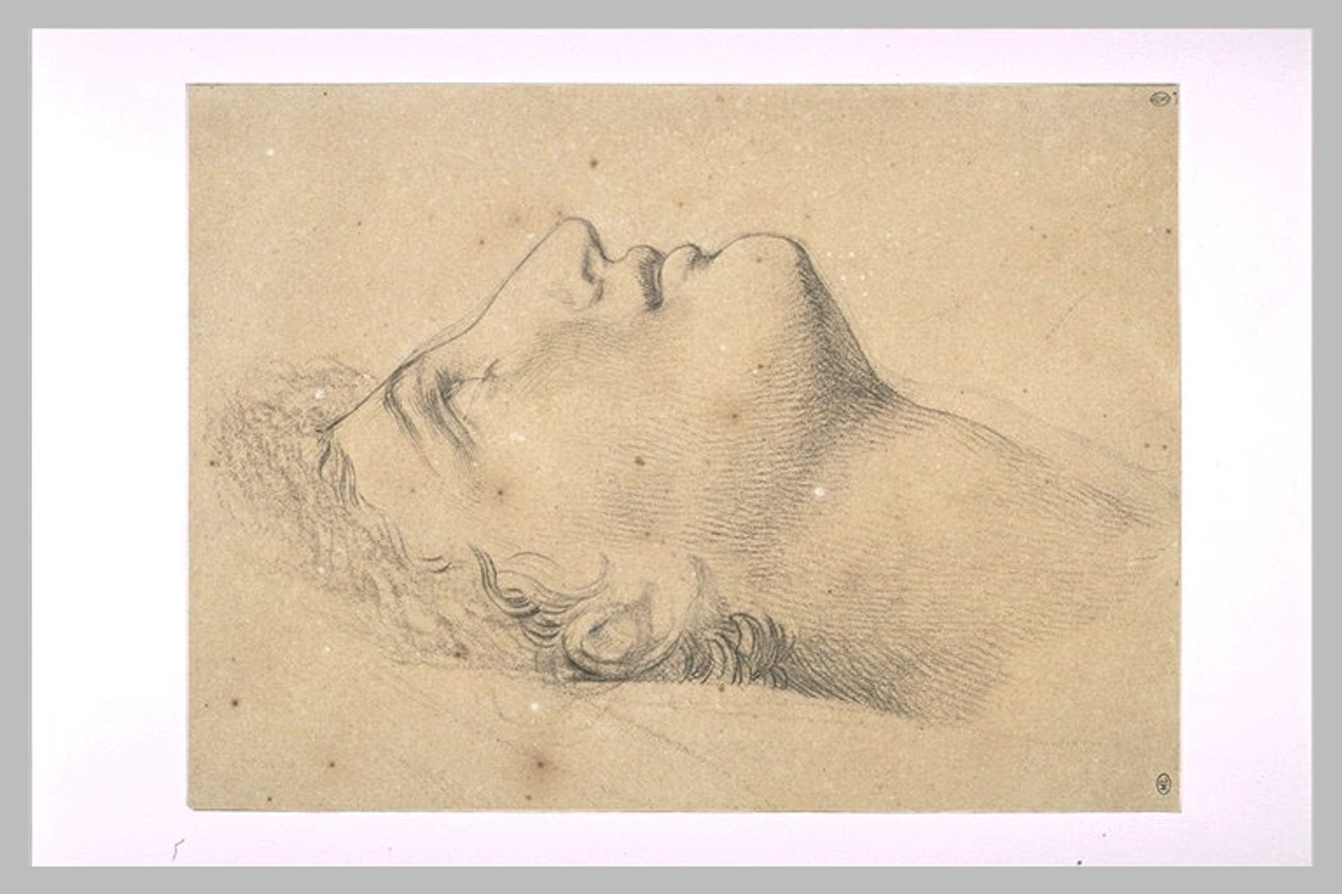 Study of the head of Andromache by Pierre-Narcisse Guerin