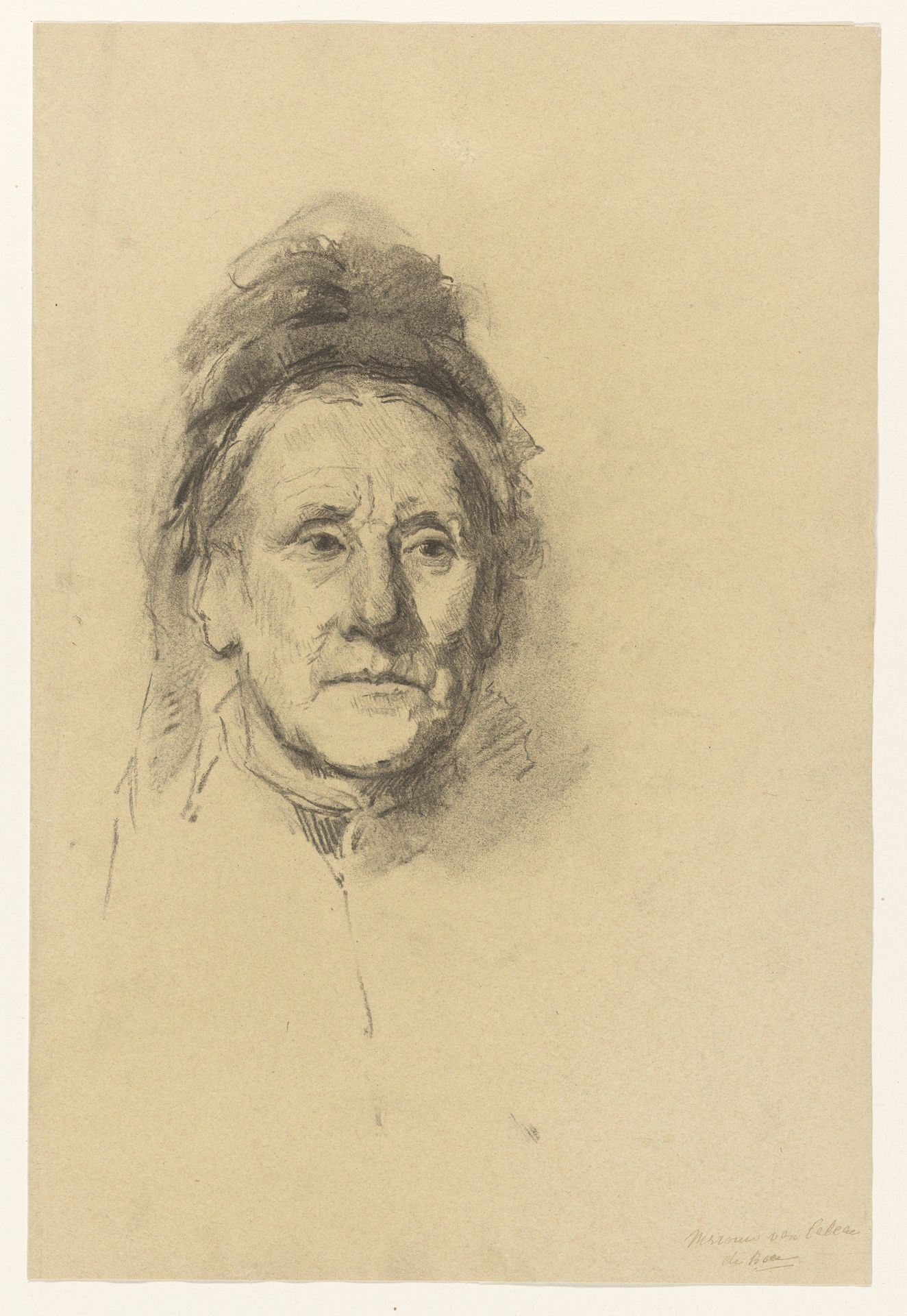 Portret van mevrouw Van Calcar-de Boer by Barbara Elisabeth van Houten