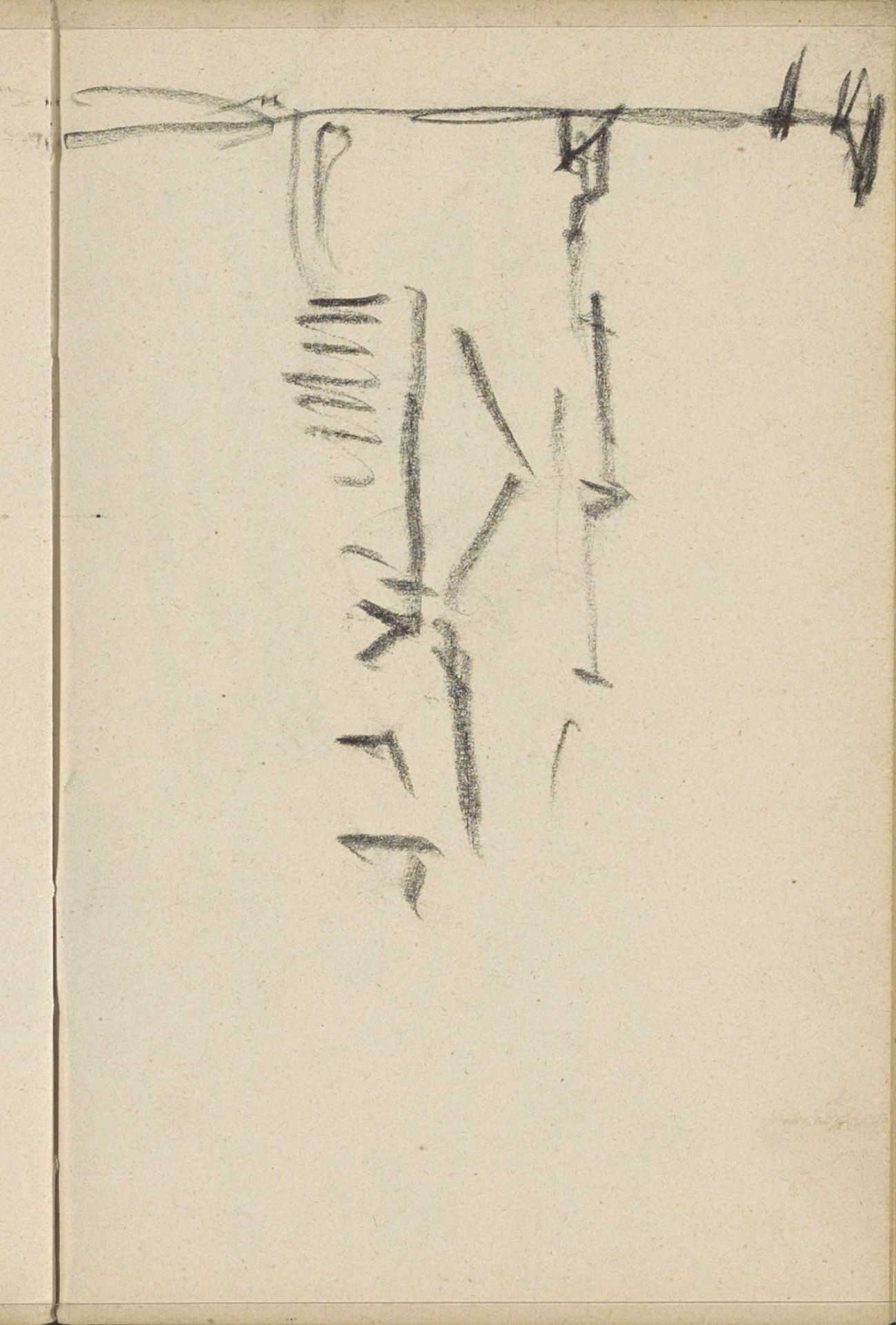 Gezicht op gebouwen in Amsterdam by George Hendrik Breitner