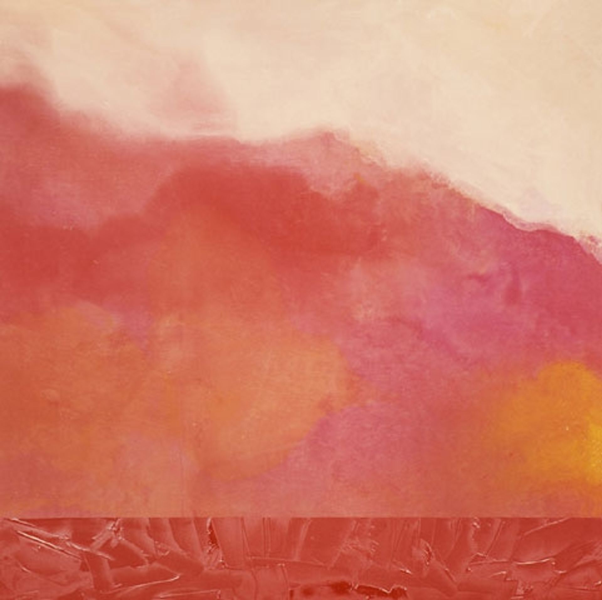 Red Hurricane by Ronnie Landfield