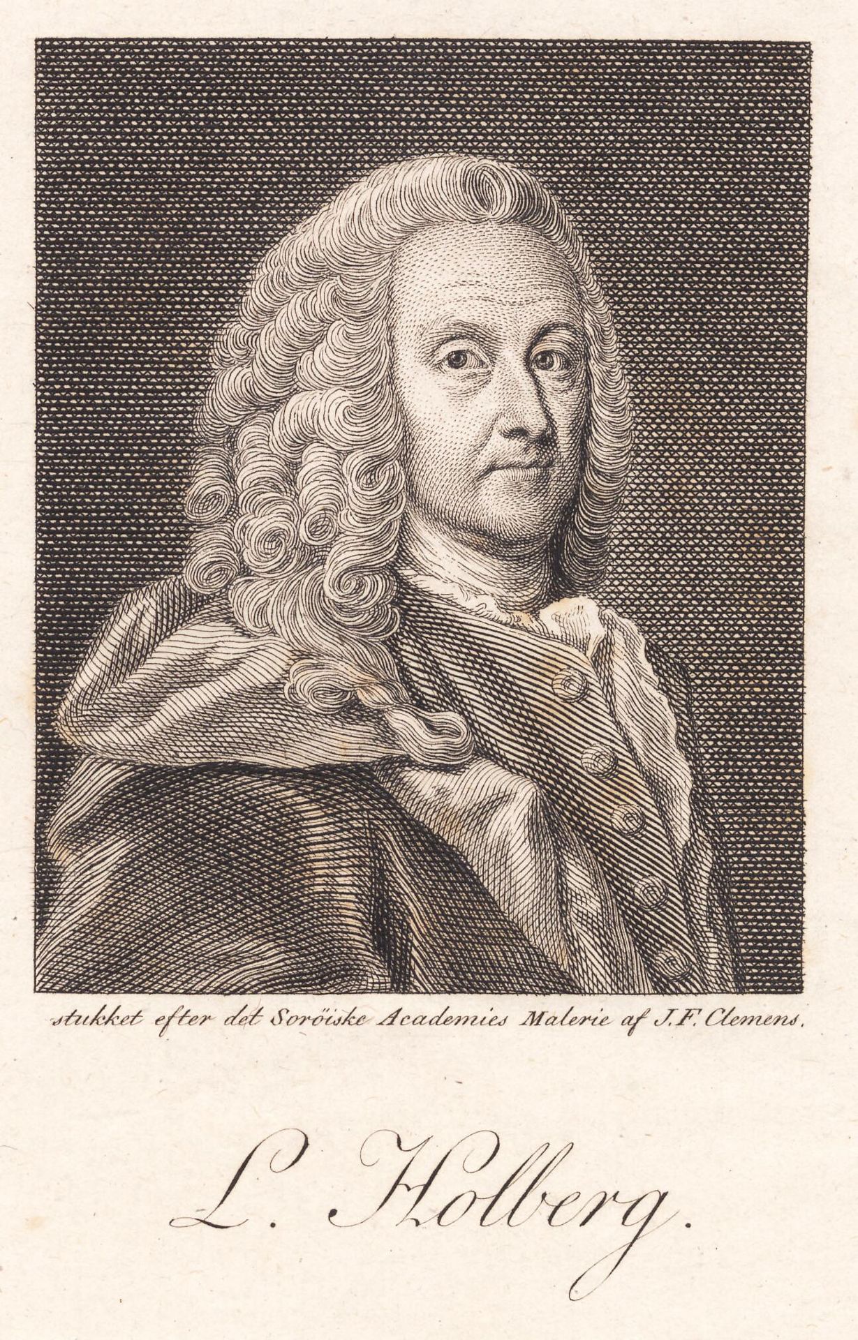 L. Holberg by J.F. Clemens