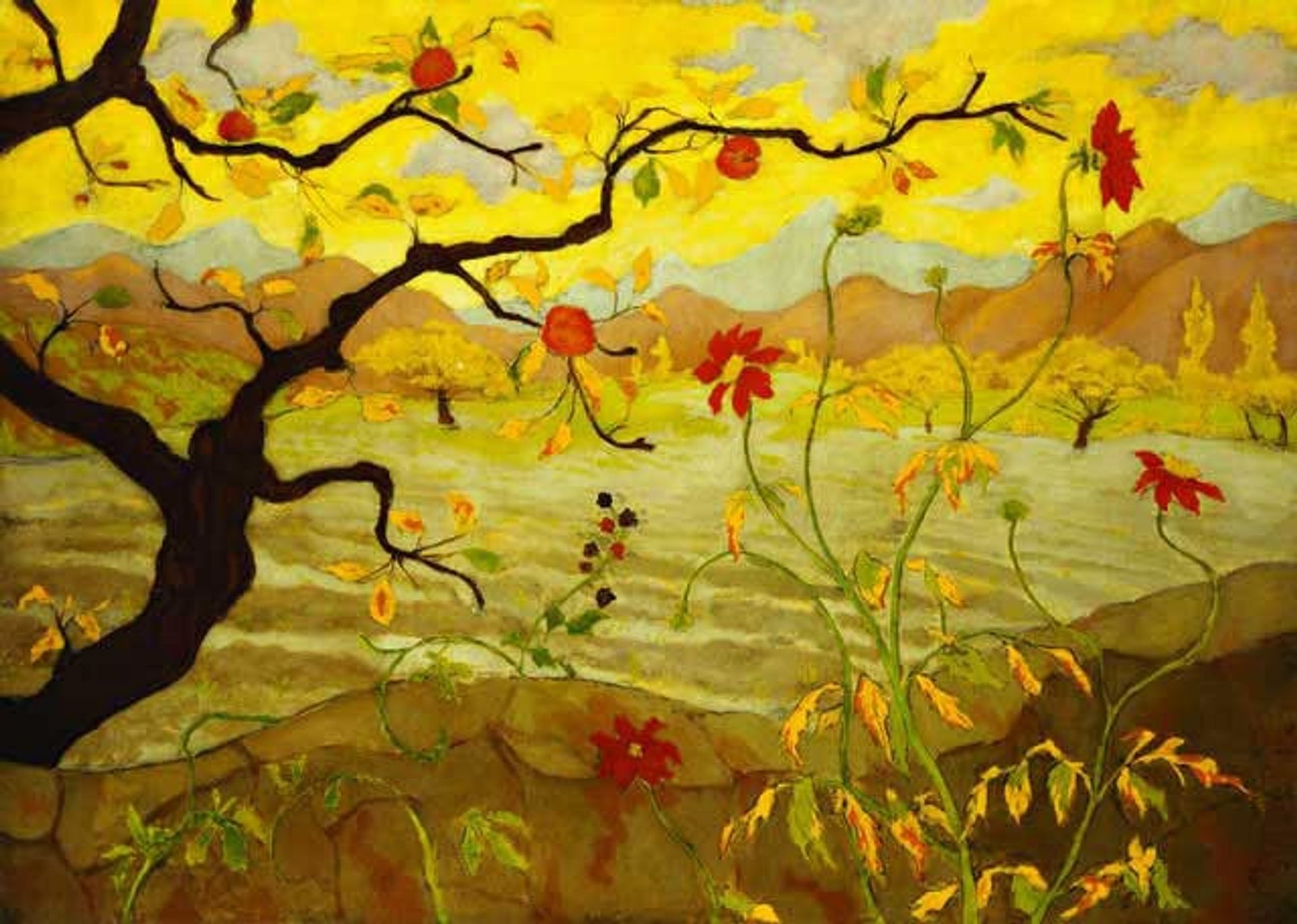 Pommier Aux Fruits Rouges by Paul Ranson