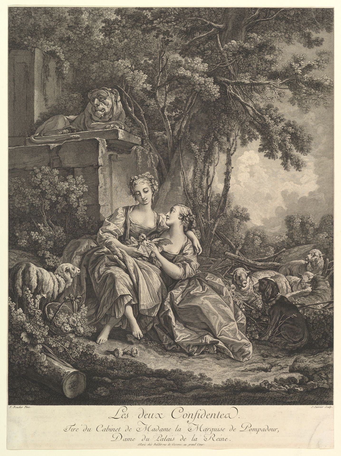 Les deux Confidentes (The two Confidants) by Jean Ouvrier