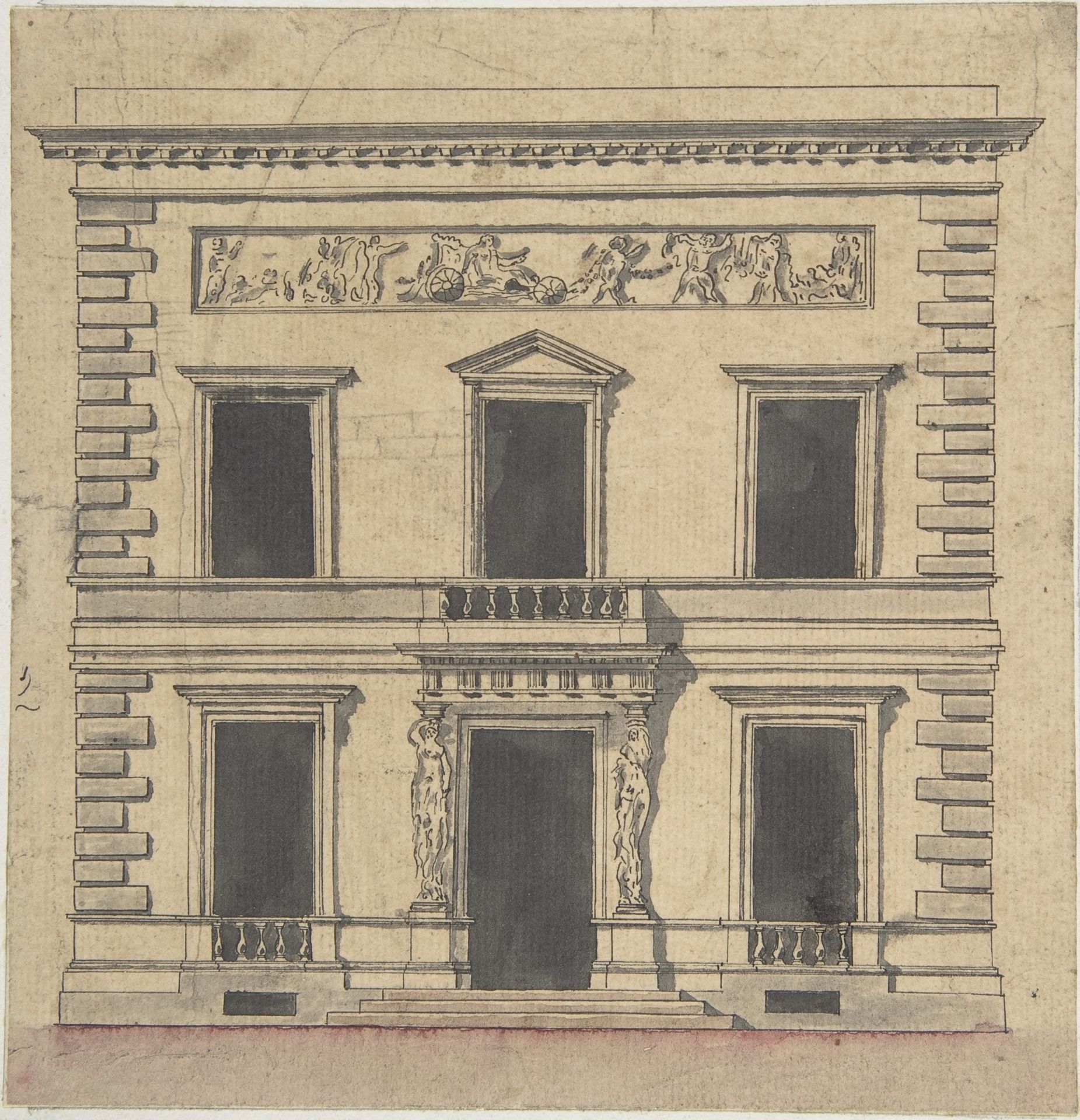 Design for a Stage Set by Claude Nicolas Ledoux