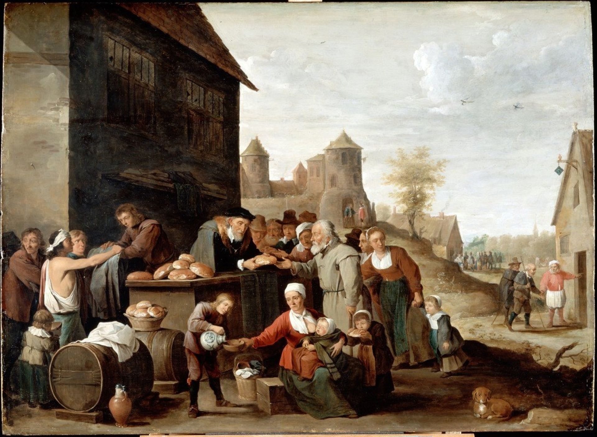 The Seven Corporal Works of Mercy by David Teniers The Younger