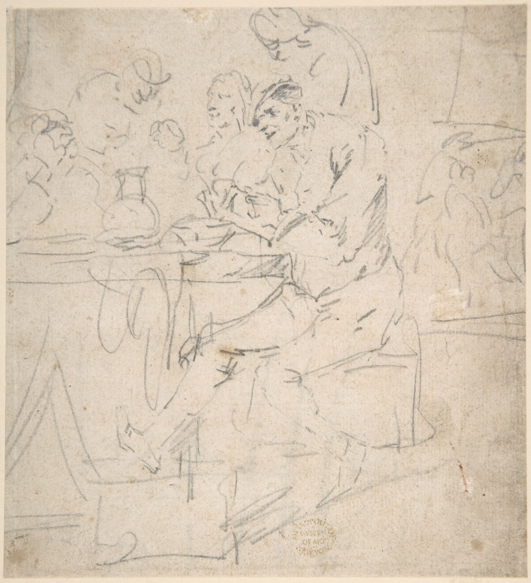 Peasants in a Tavern by Egbert Jasperszoon van Heemskerck I