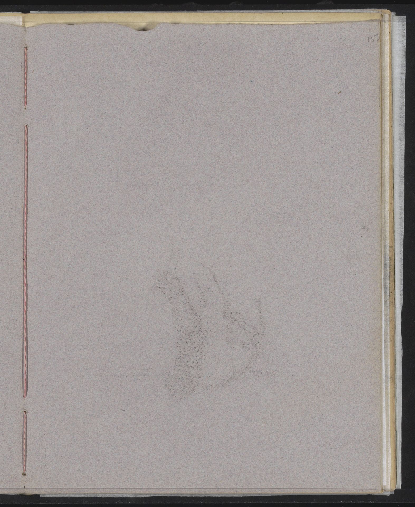 Abklatsch van de krijttekening op pagina 14 by Willem Witsen