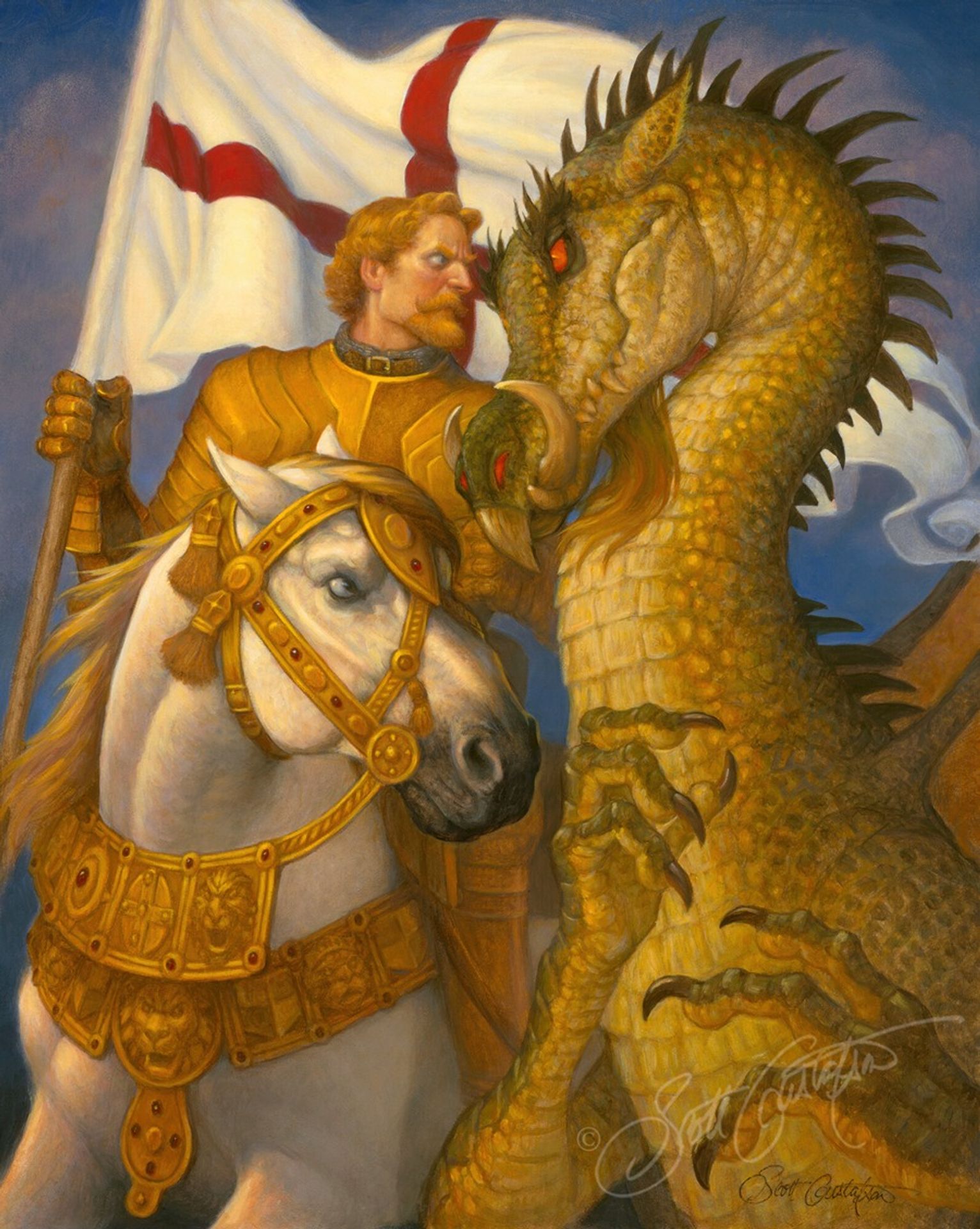 St. George and the Dragon by Scott Gustafson