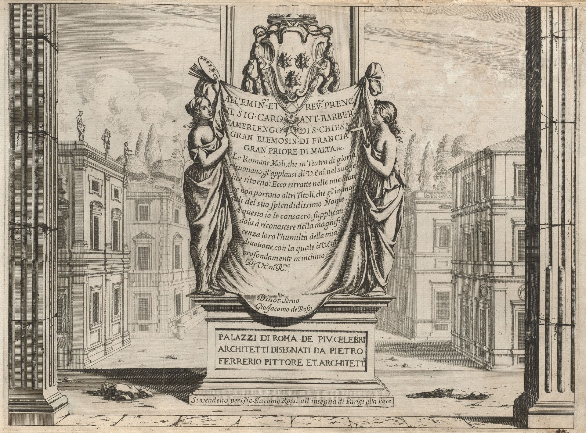 Palazzi di Roma de piu Celebri Architetti by Pietro Ferrerio