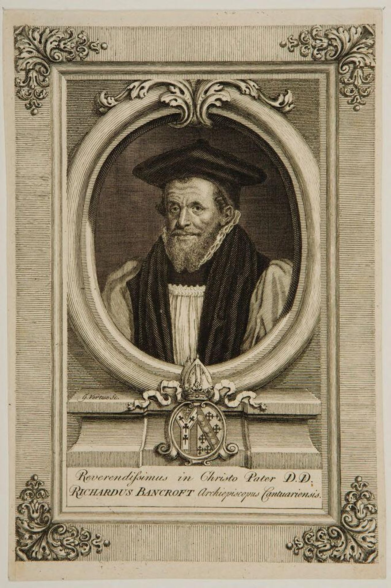 Richard Bancroft by George Vertue