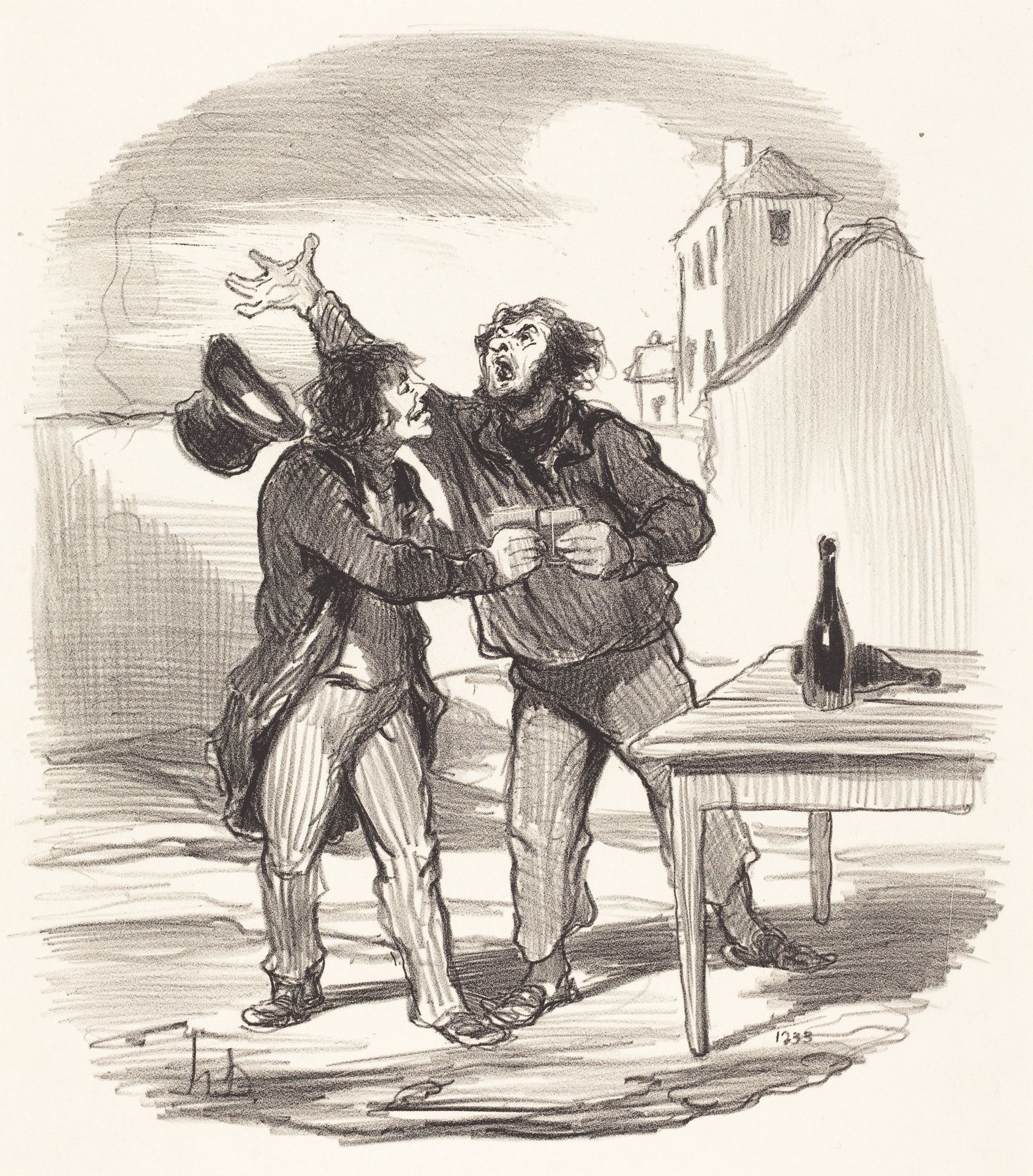 Membre... du dix Décembre prenant le la... by Honoré Daumier