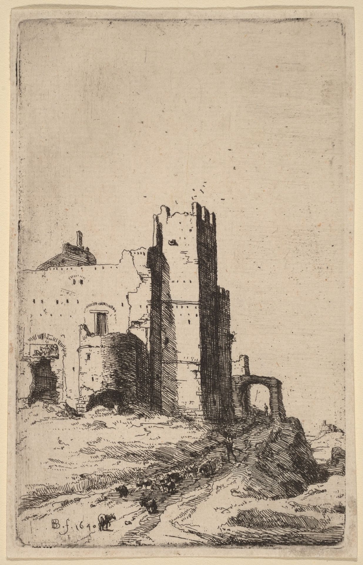 The Town of Leoni, near Frascati by Bartholomeus Breenbergh