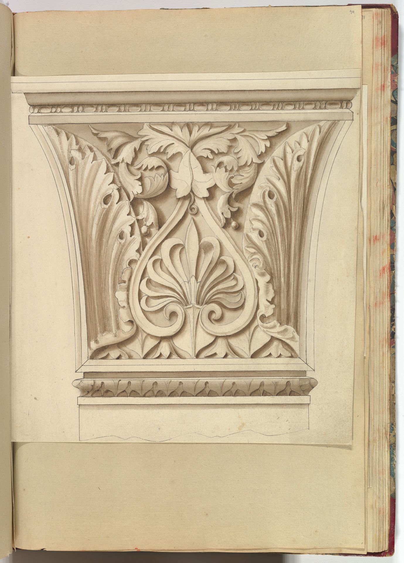 Capital of a Column with Anthemion by Alfred Henry Forrester