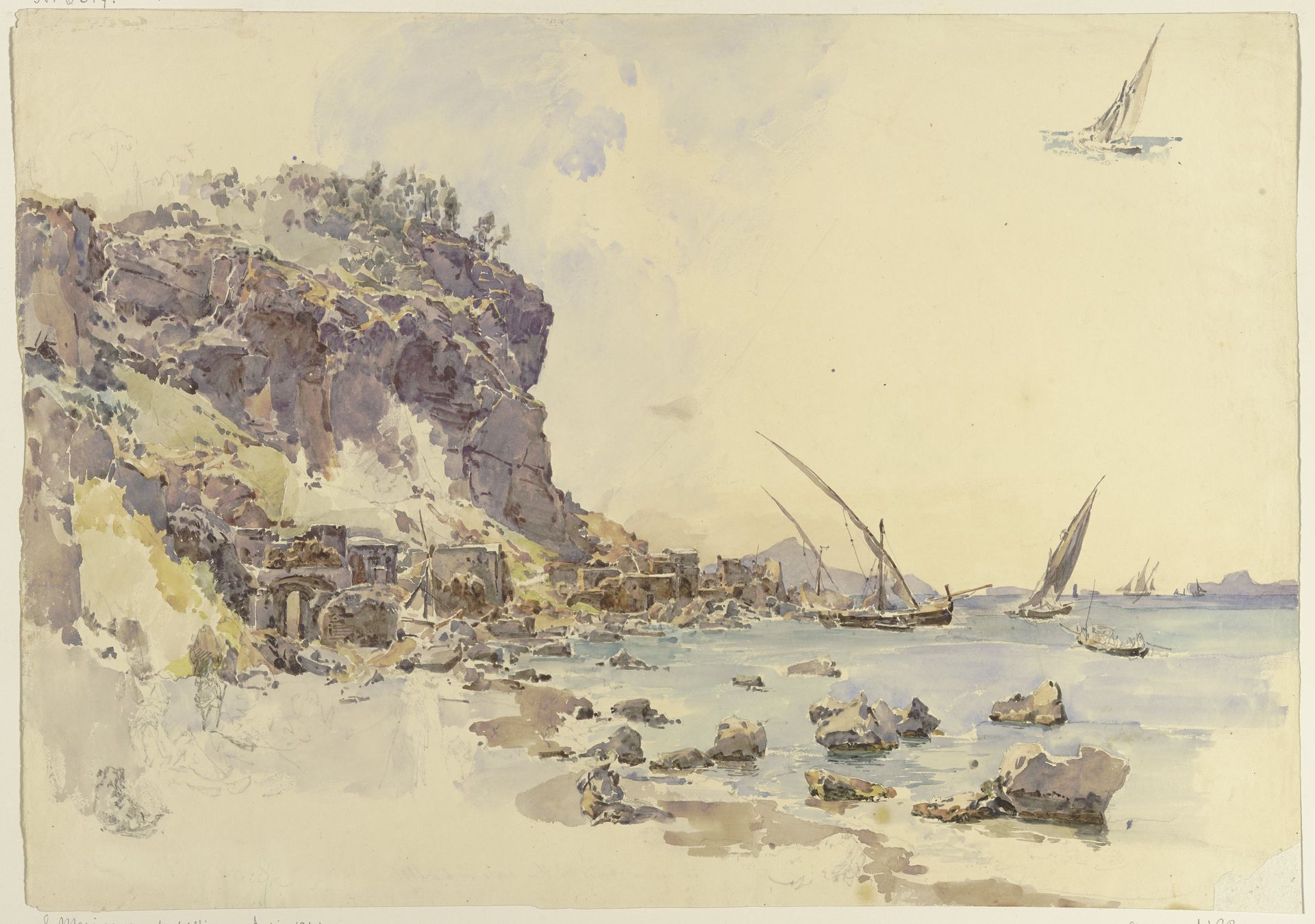 La Marina grande del Vico by Johann Nepomuk Rauch