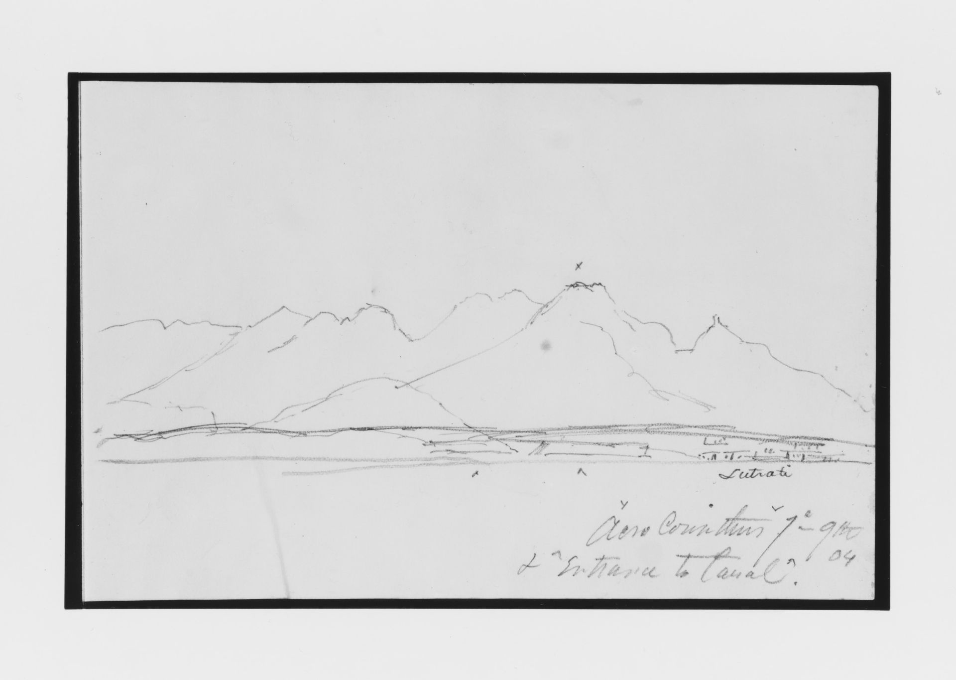 Entrance to Canal (from Sketchbook) by Mary Newbold Sargent