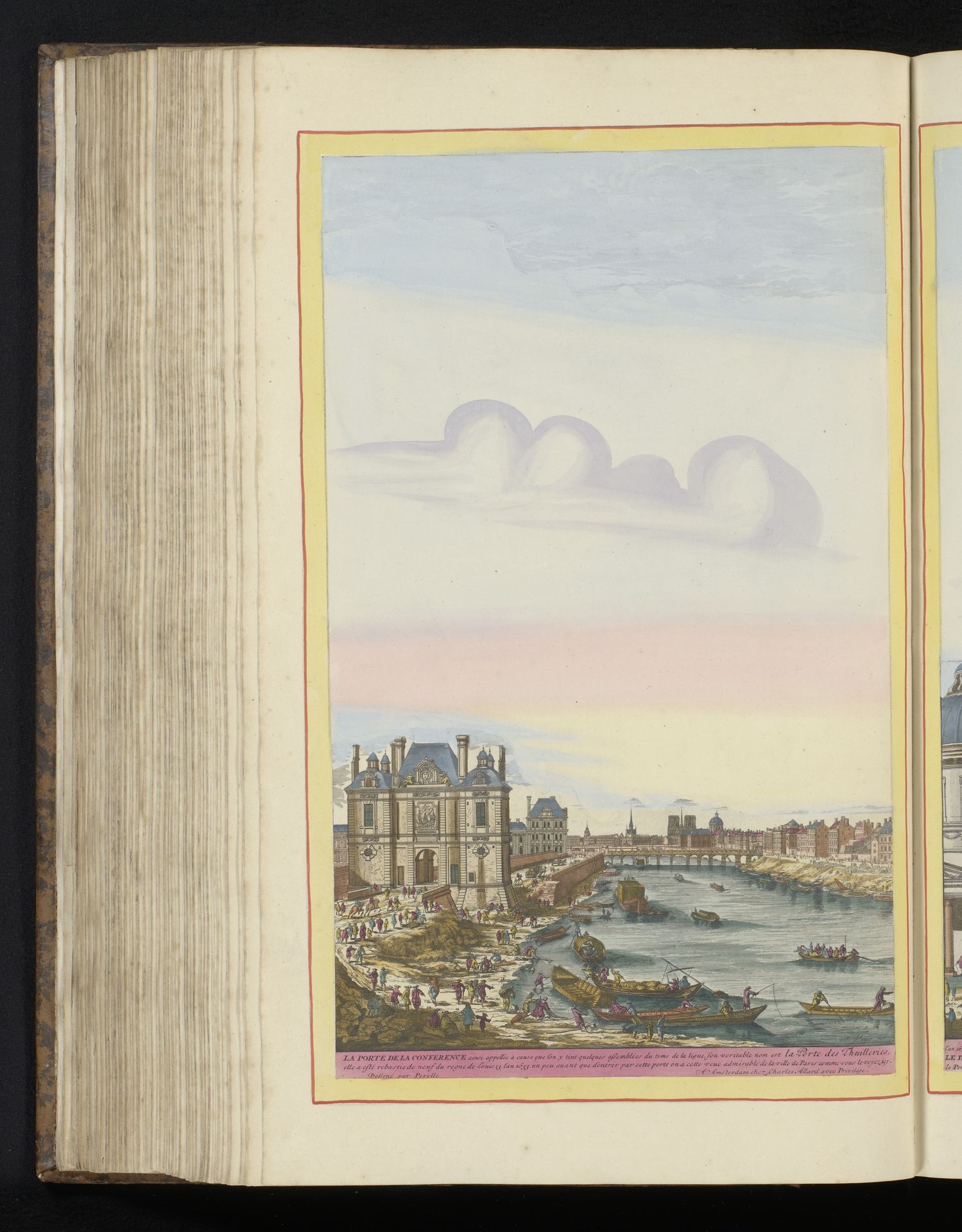 Gezicht op de Porte de la Conférence en de Seine by Aldert Meyer