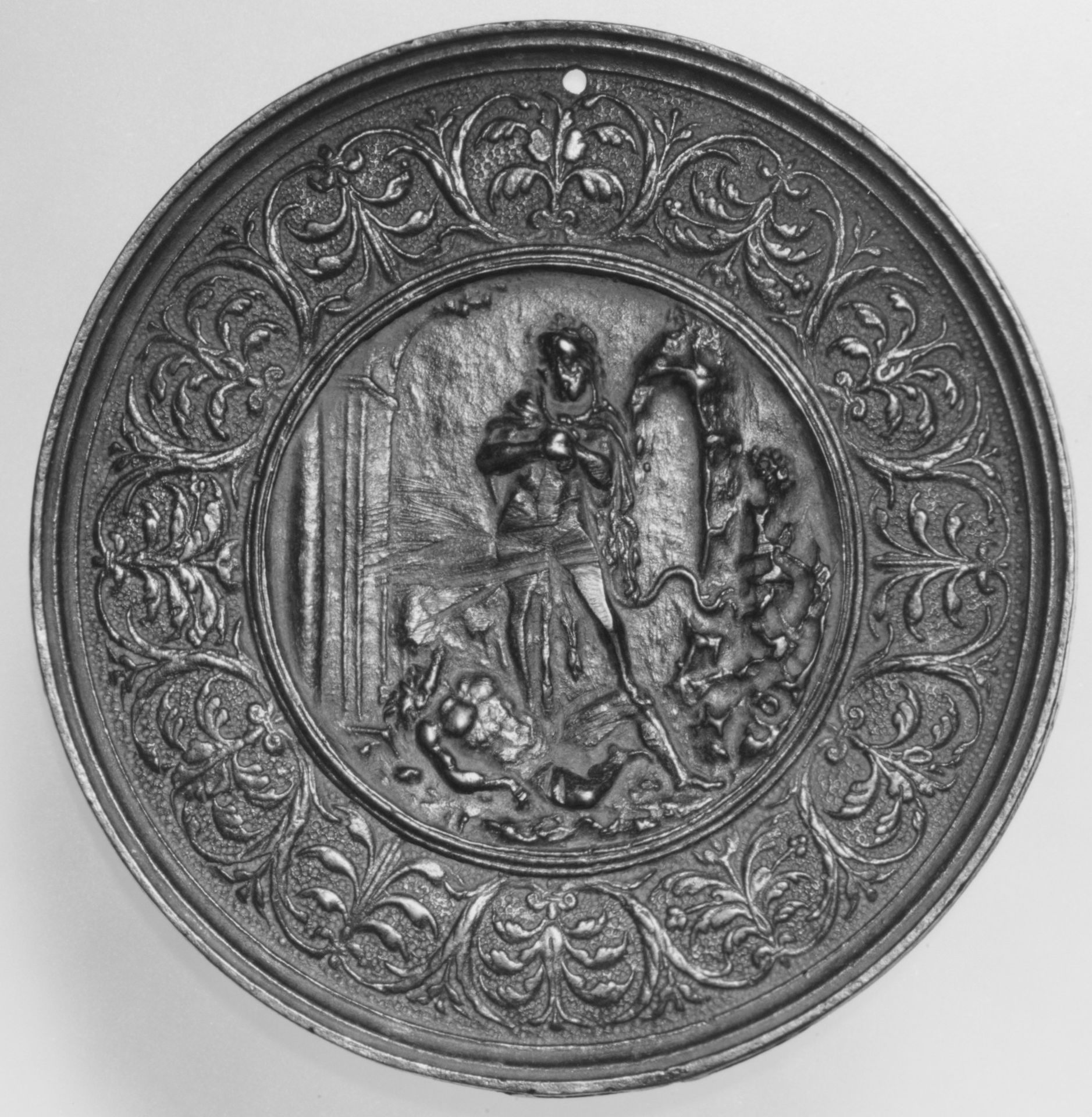 Hercules triumphant over Antaeus by Moderno (Galeazzo Mondella)