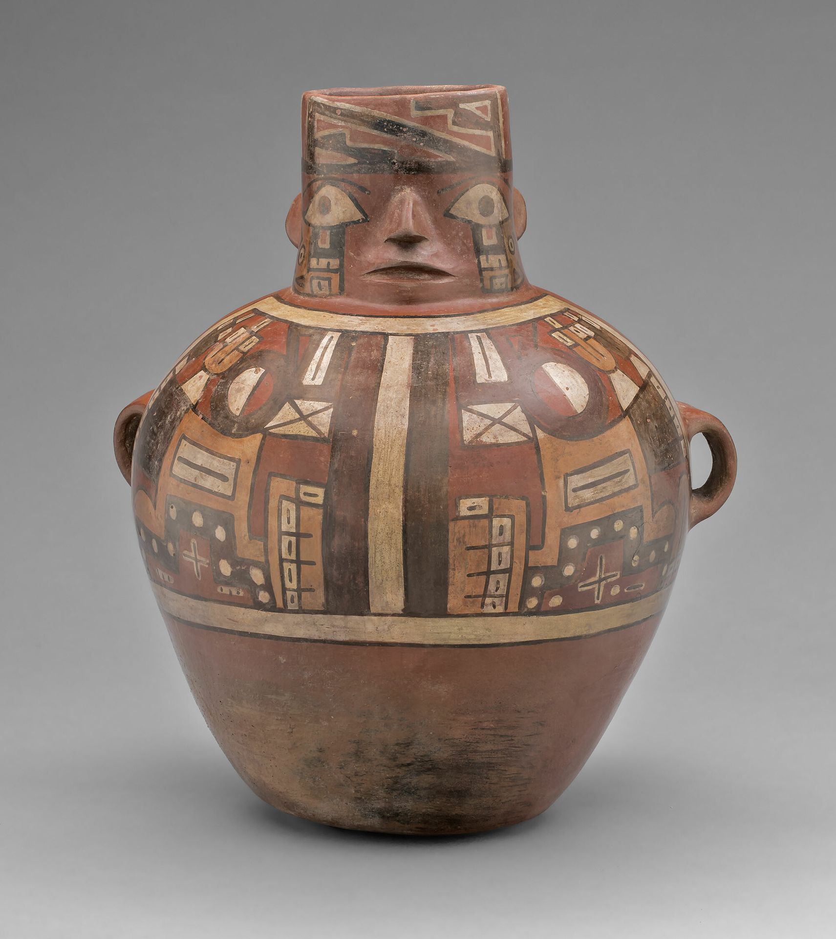 Jar in the Form of an Abstract Human Figure by Tiwanaku
