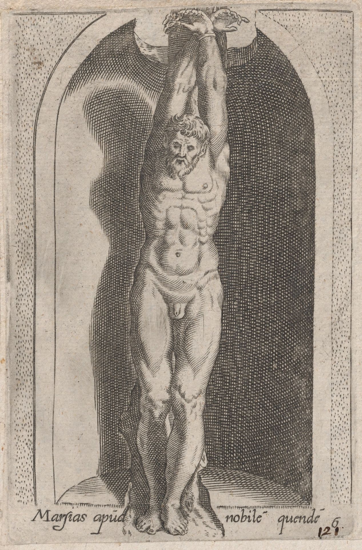 Speculum Romanae Magnificentiae: Marsias (Marsias apud nobile quende) by Anonymous