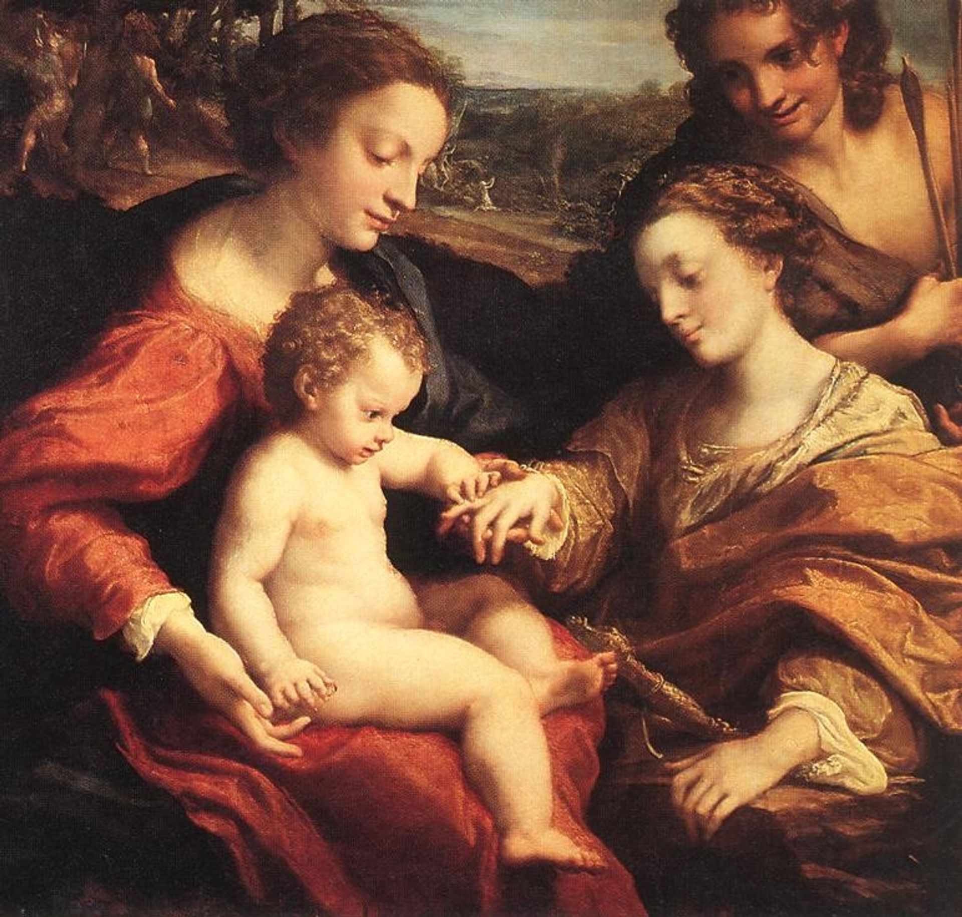 The Mystic Marriage of St. Catherine of Alexandria by Correggio