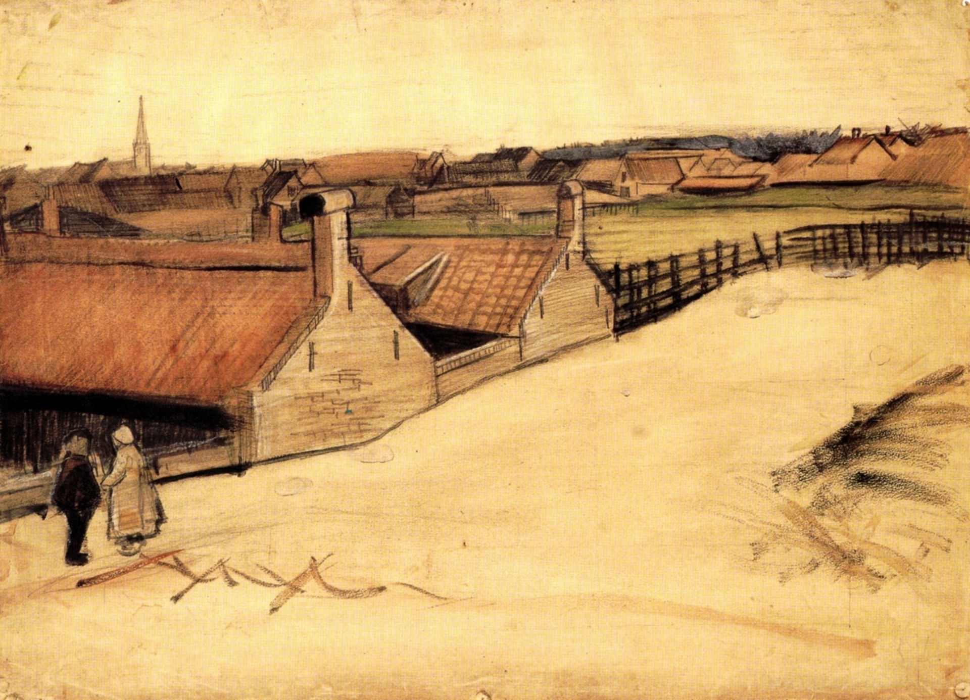 View of Scheveningen by Vincent van Gogh