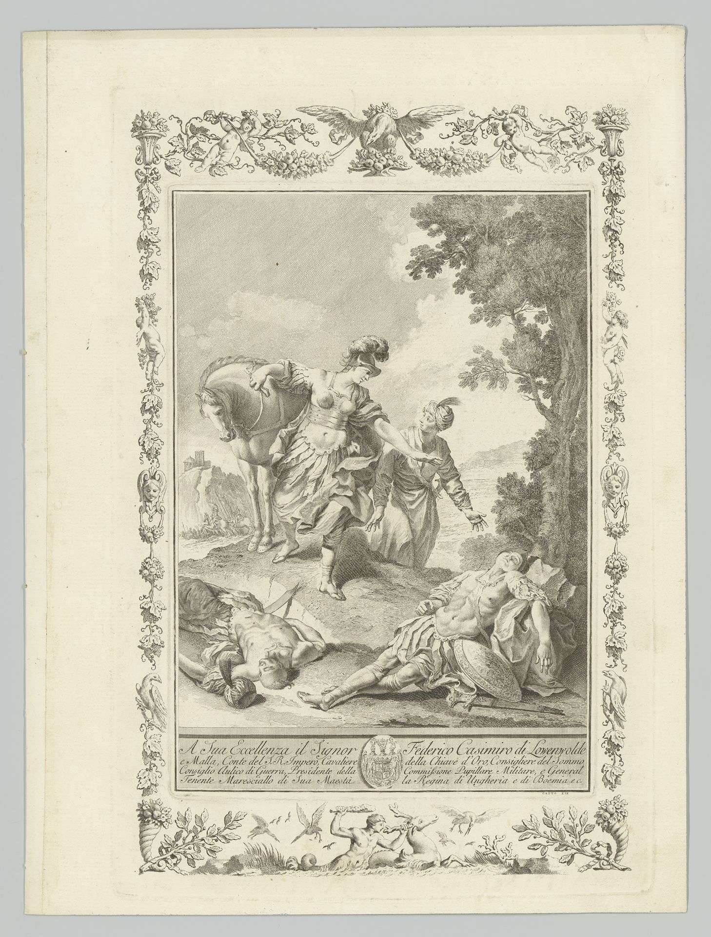 Scène uit La Gerusalemme Liberata by Martin Schedel
