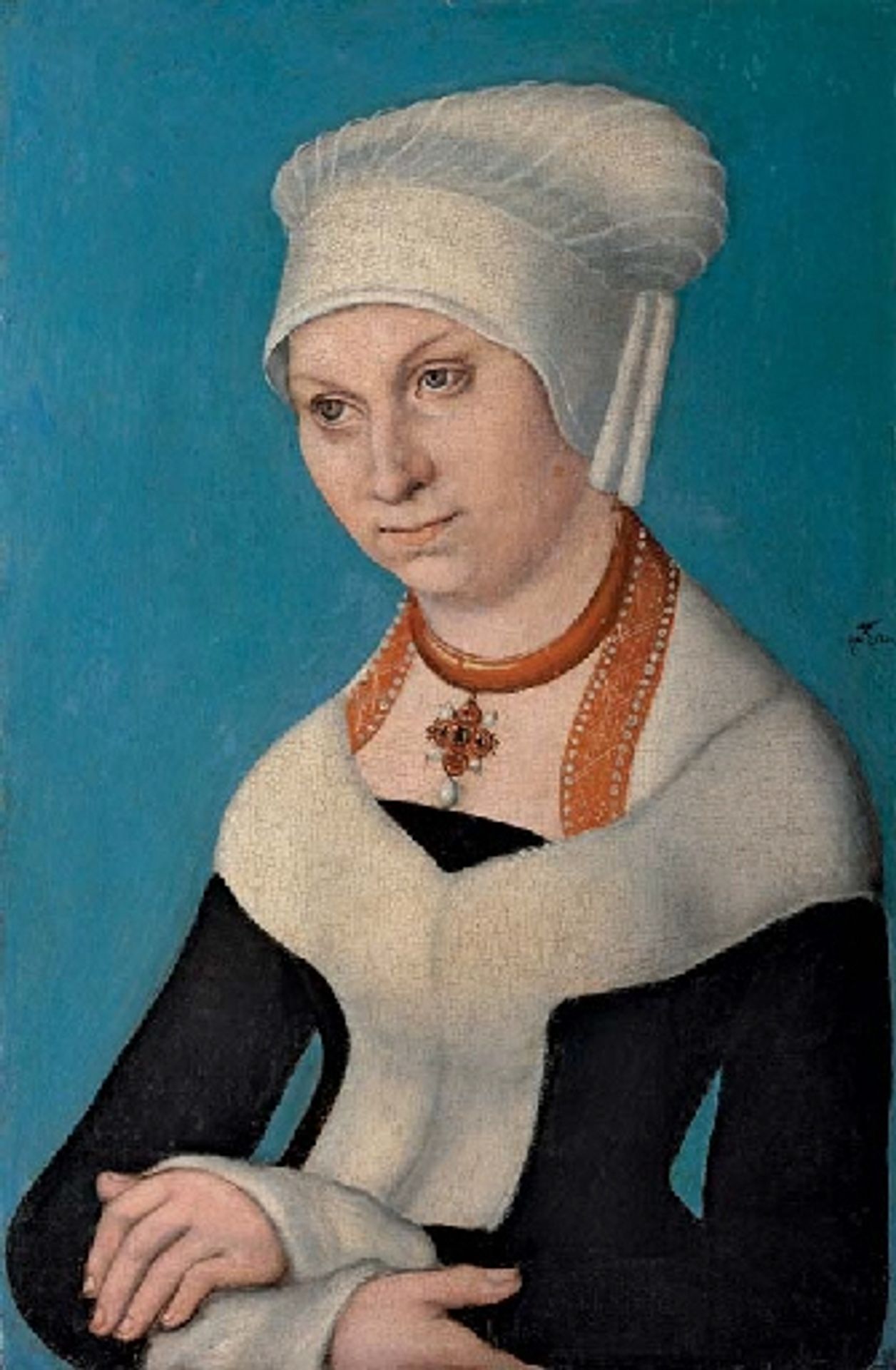 Portrait of Barbara, Duchess of Saxony by Lucas Cranach the Elder