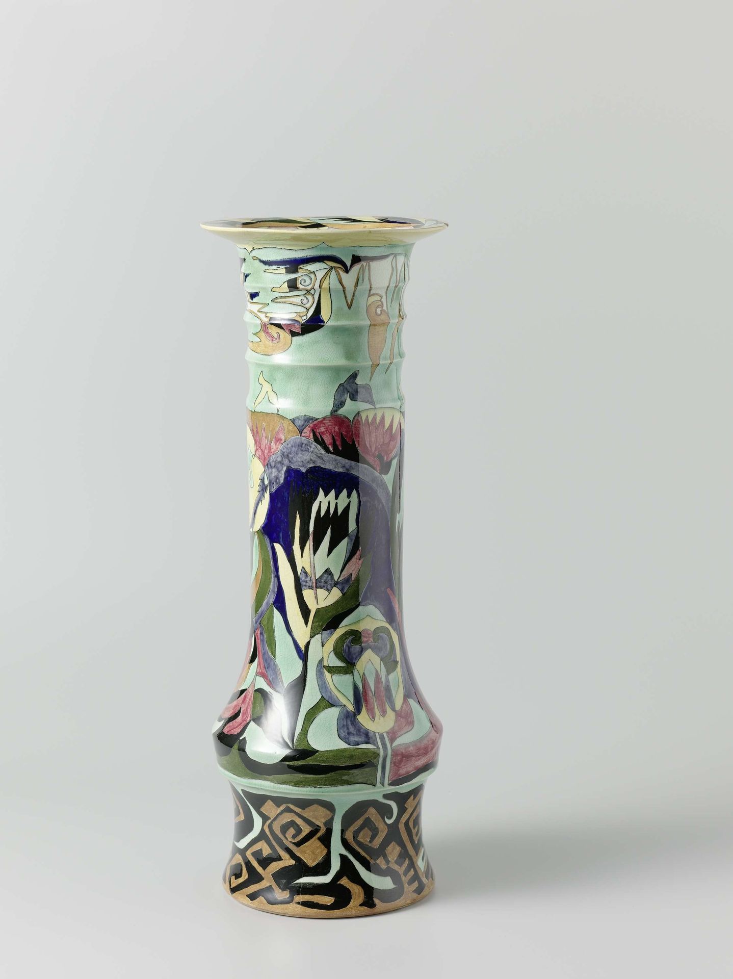 Garniture of five vases by Theo Colenbrander