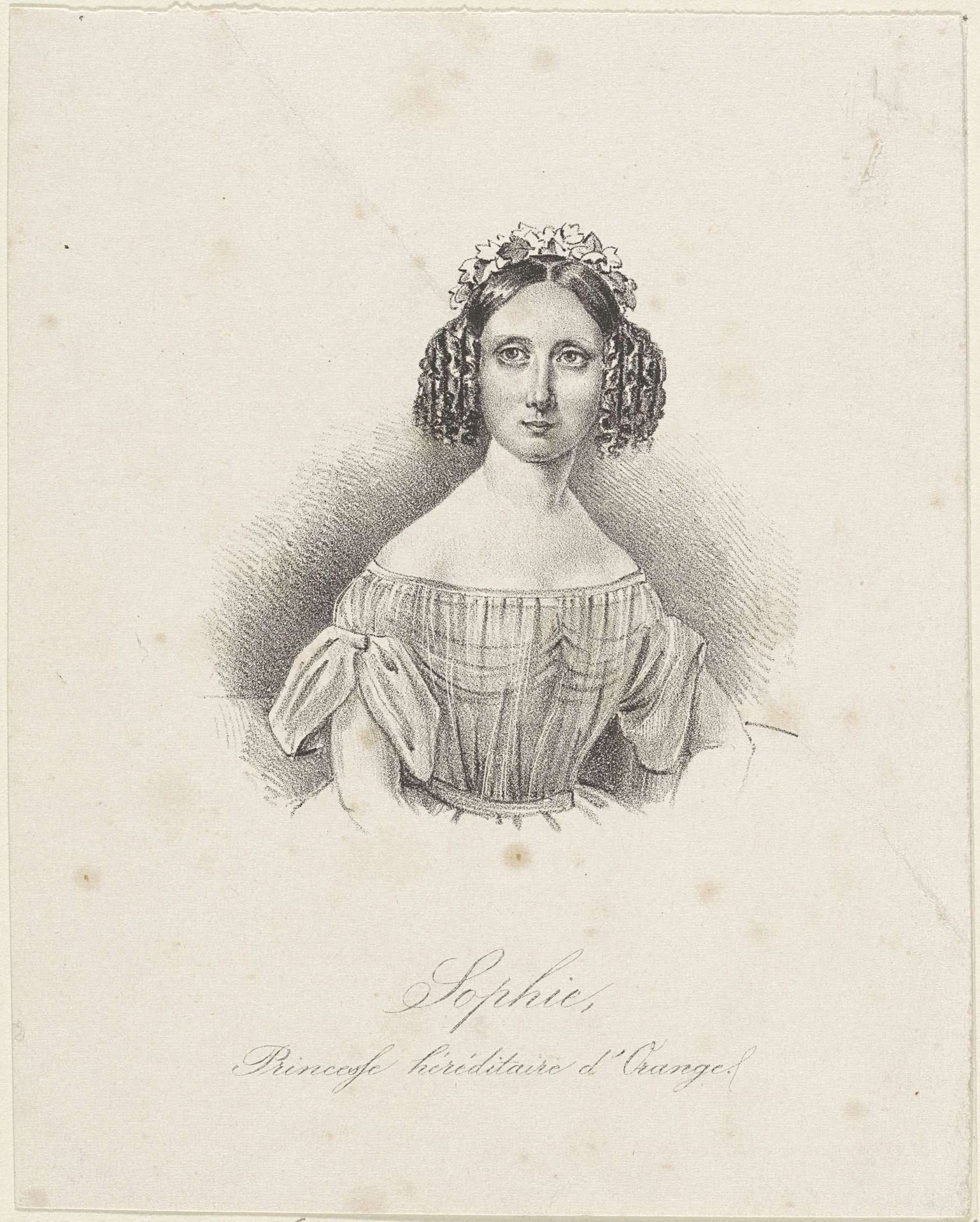 Portret van Sophie van Württemberg by Anonymous