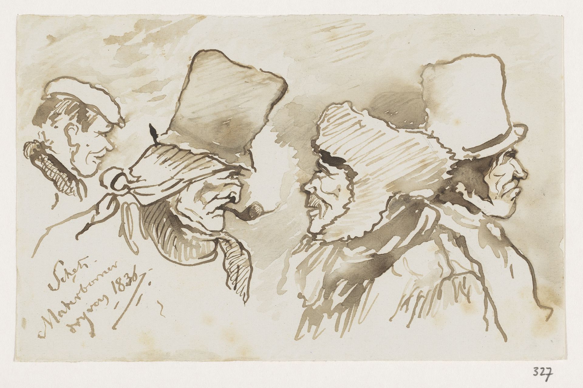 Drijvers te Materborn by Johannes Tavenraat