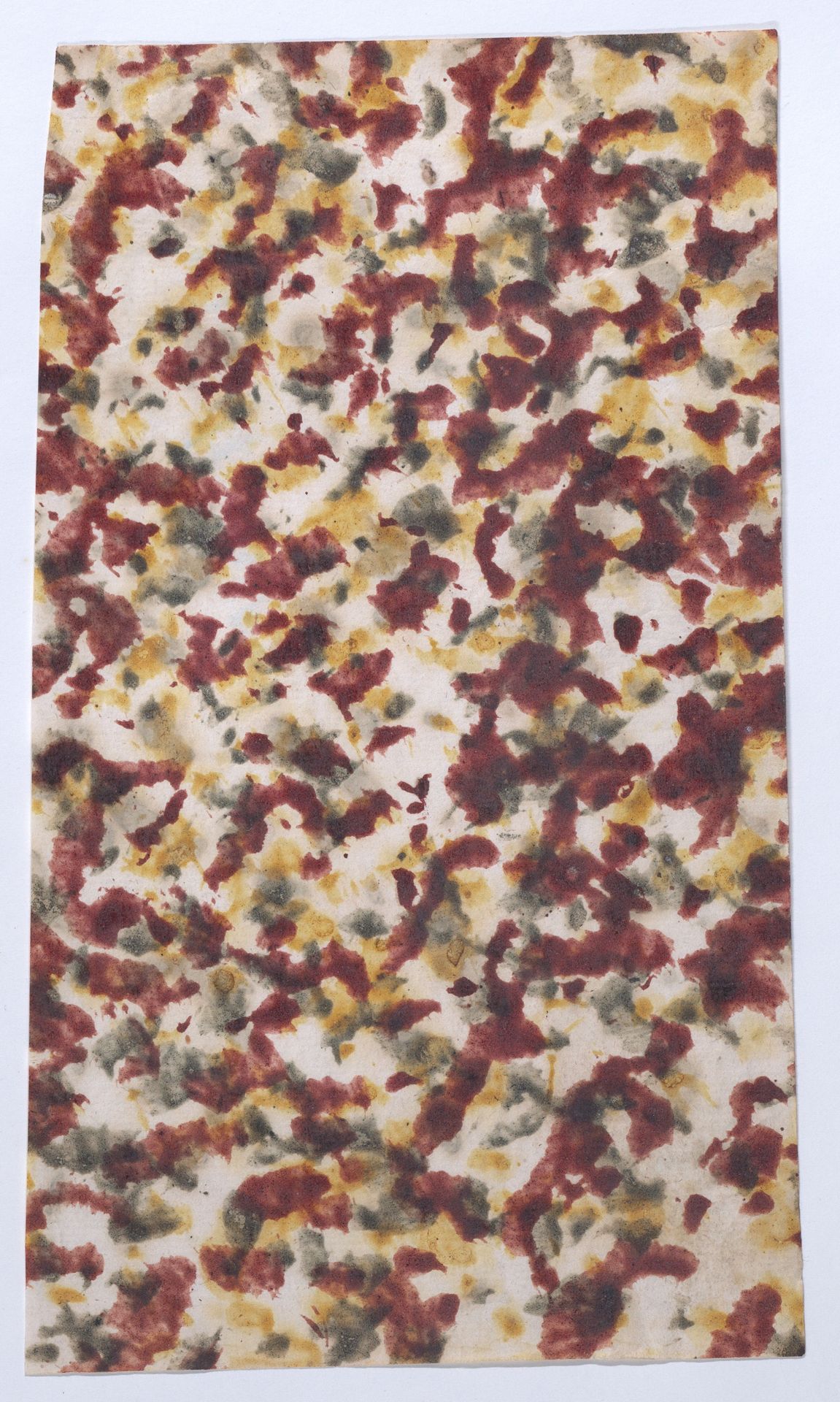Sheet with marbled pattern by Anonymous