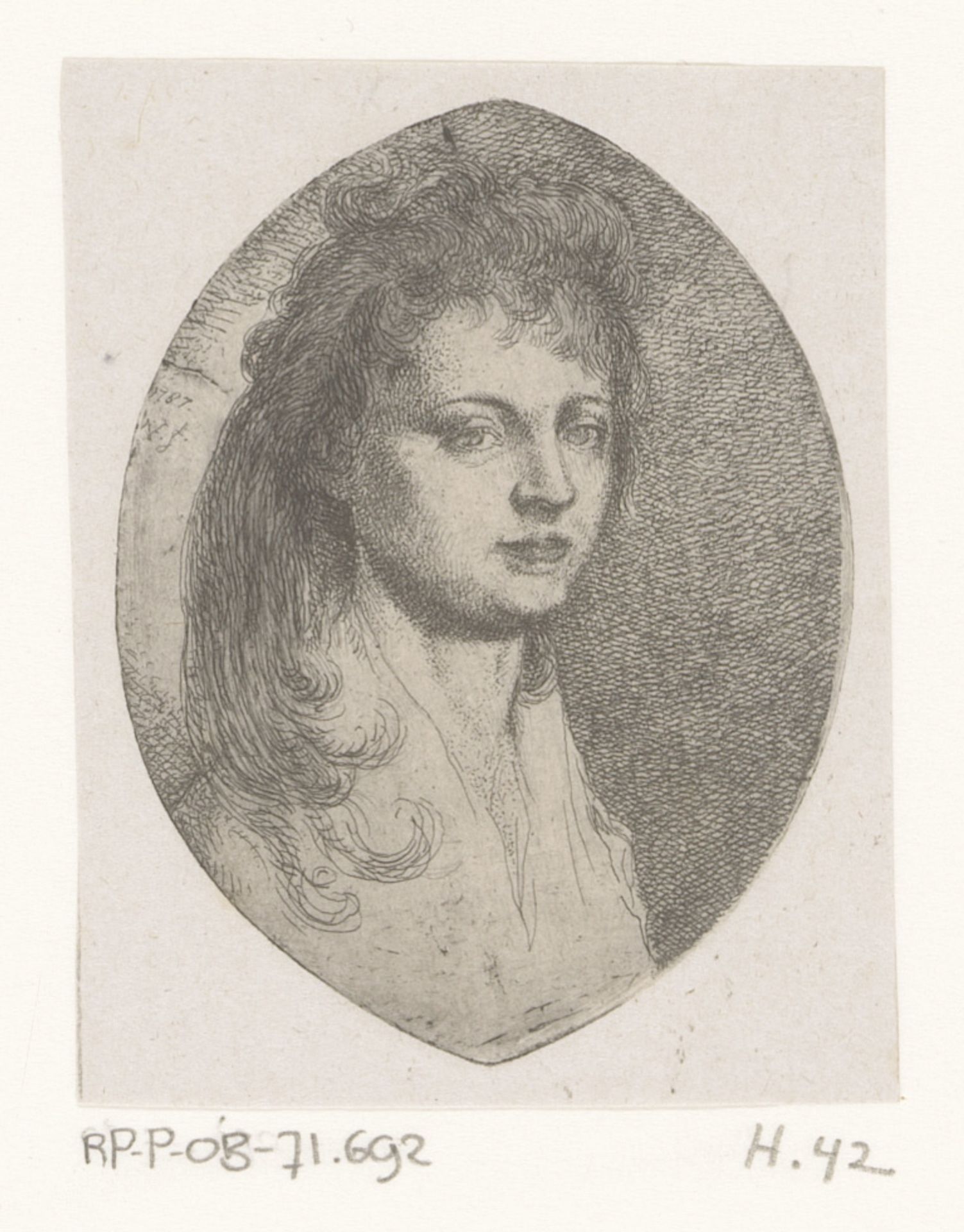 Portret van Marianna Tokarska by Jean-Pierre Norblin de la Gourdaine