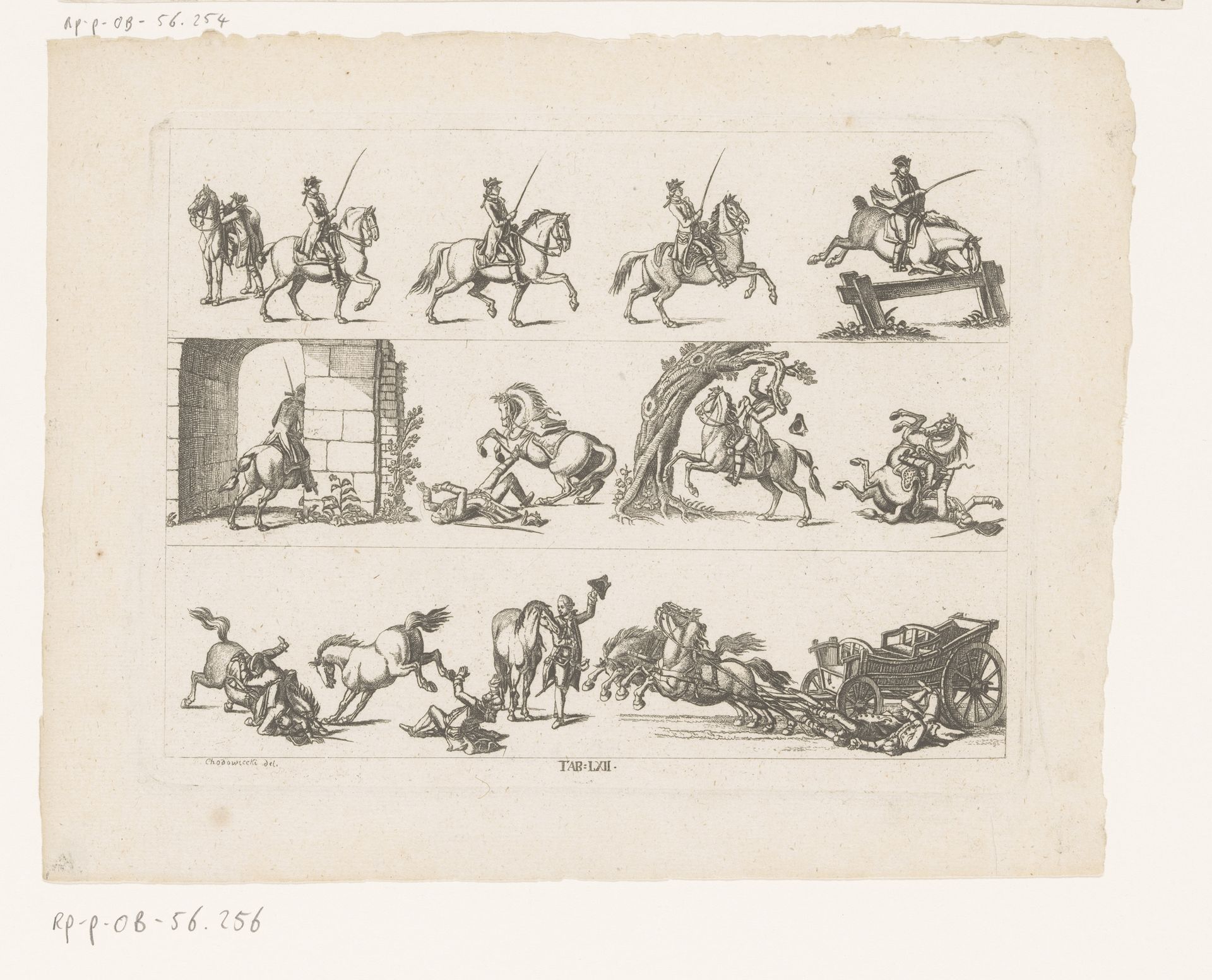 Encyclopedische voorstelling van het gebruik van paarden by Anonymous