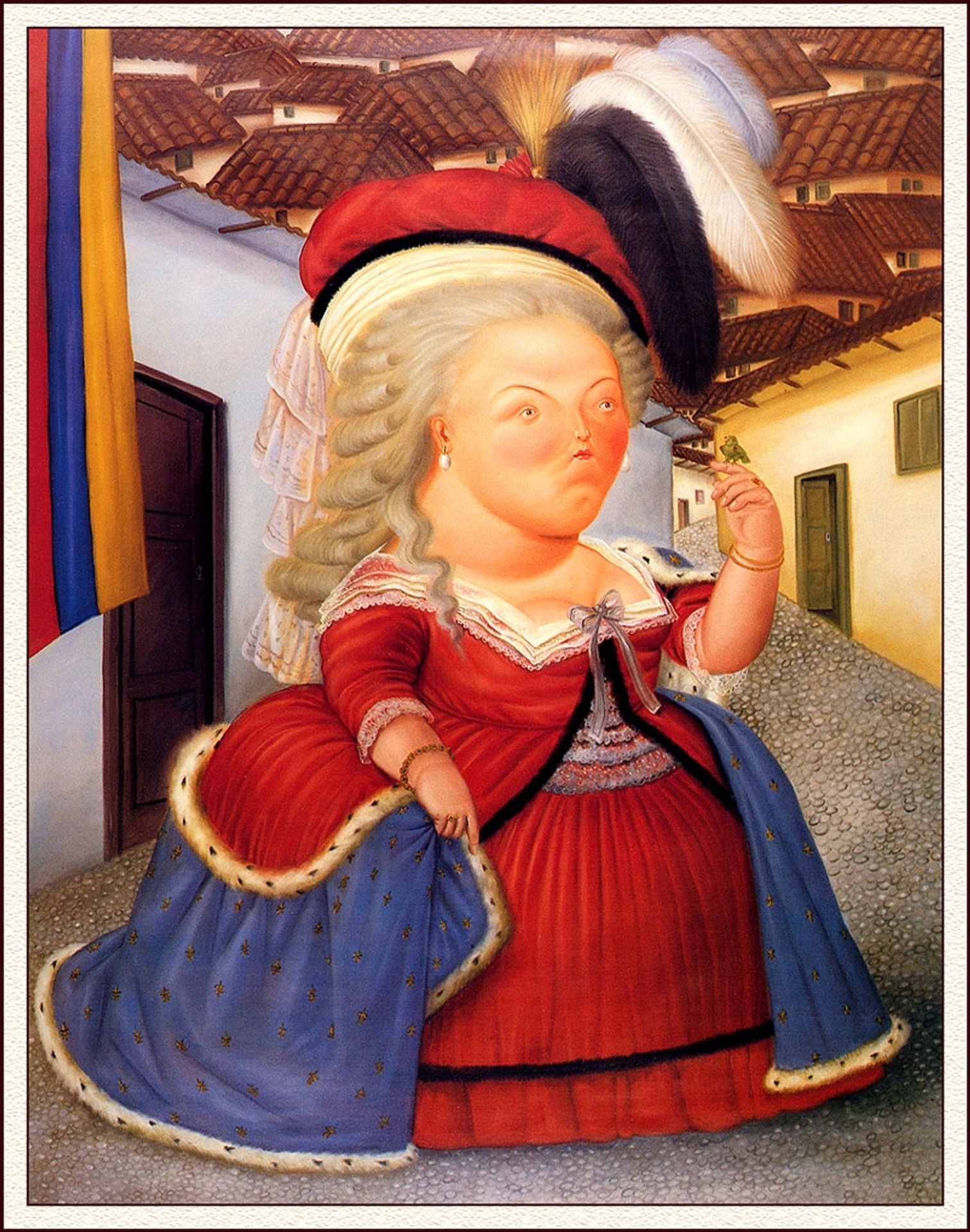 Marie Antoinette on a Visit to Medellin by Fernando Botero