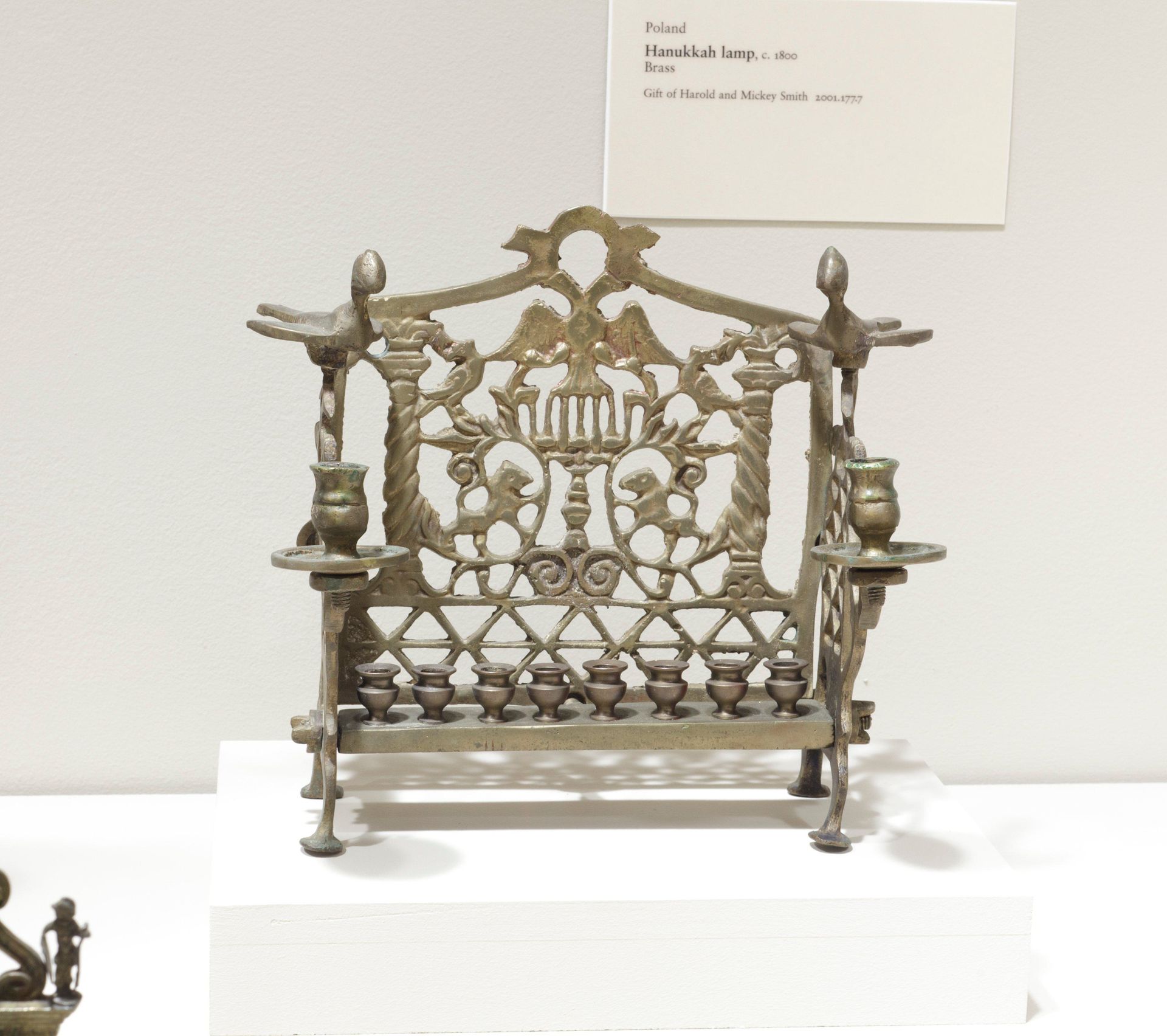 Hanukkah lamp by Anonymous