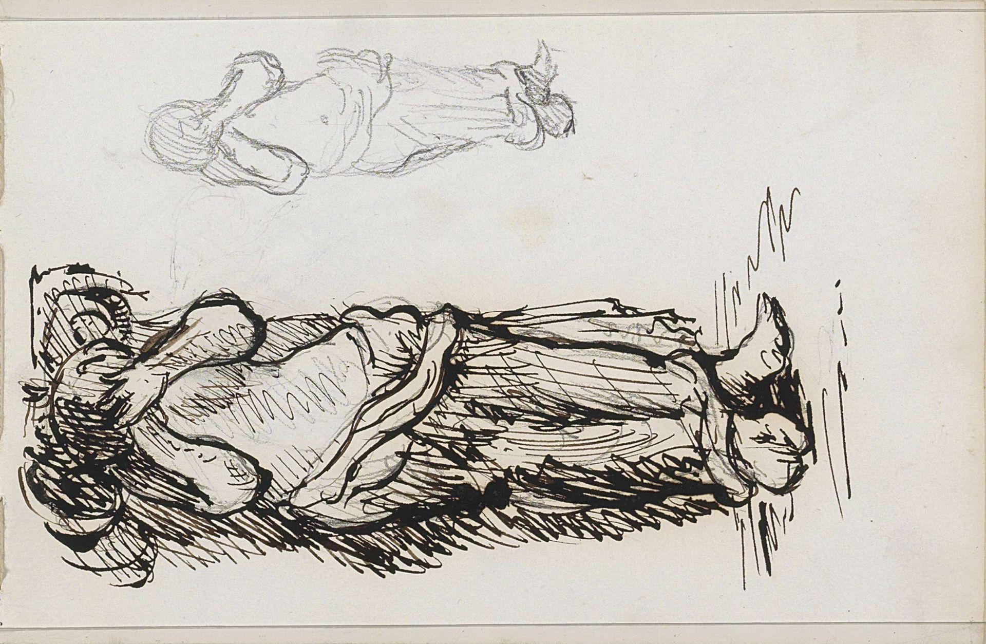 Eén van de beelden uit de Vierschaar door Artus Quellinus in het stadhuis van Amsterdam by Isaac Gosschalk