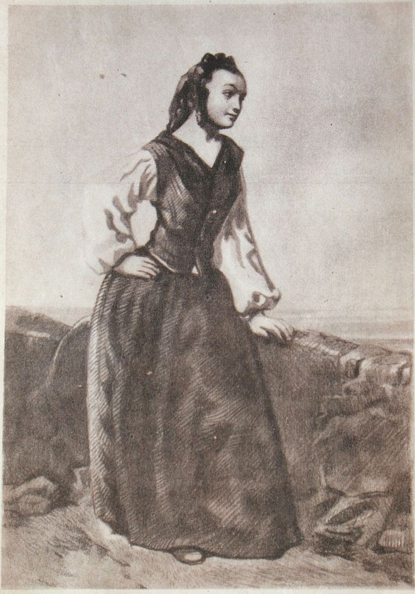 Catalan Mercedes in Marseille in 1815 by Paul Gavarni