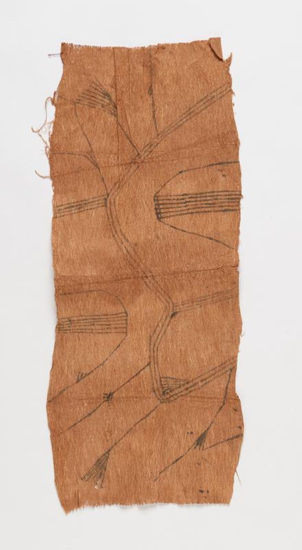 Barkcloth panel by Mbuti