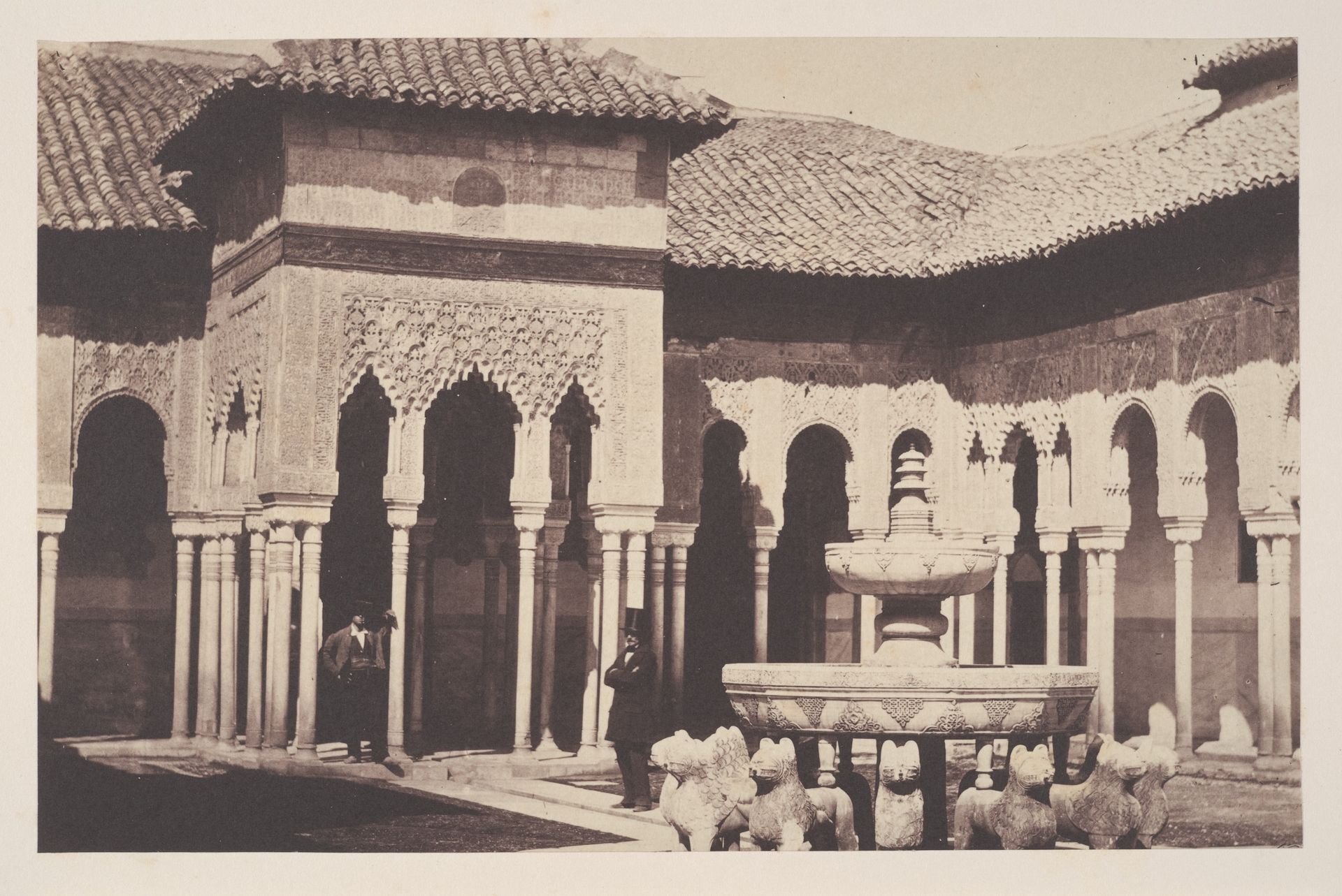 The Court of Lions in the Alhambra, Spain by John Gregory Crace