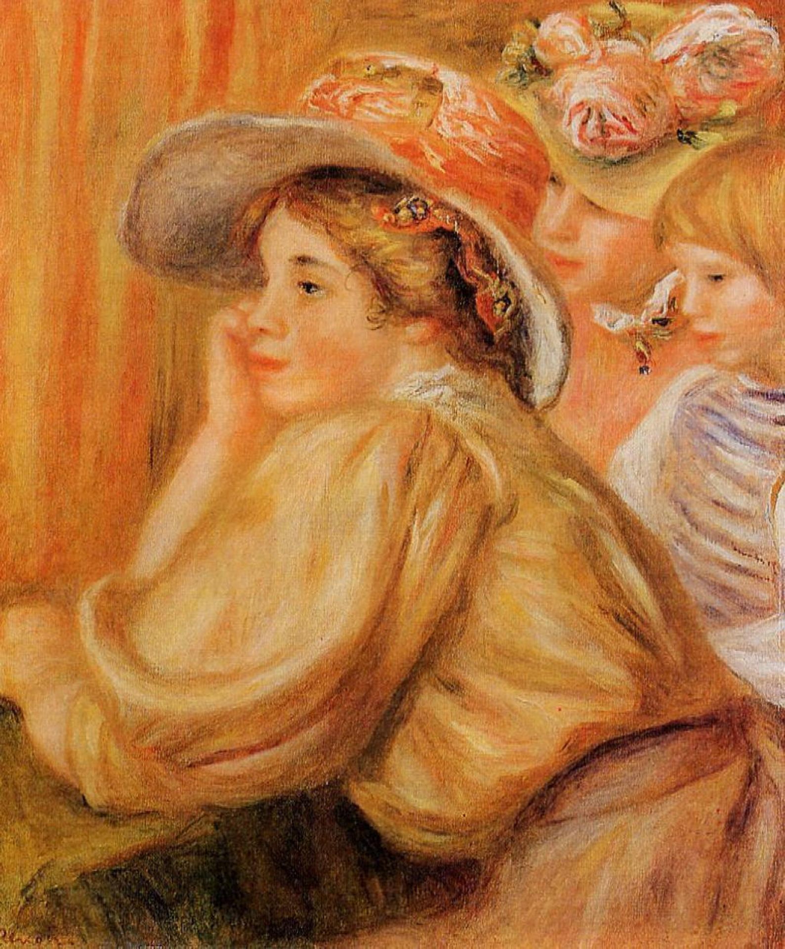 Coco and Two Servants by Pierre-Auguste Renoir