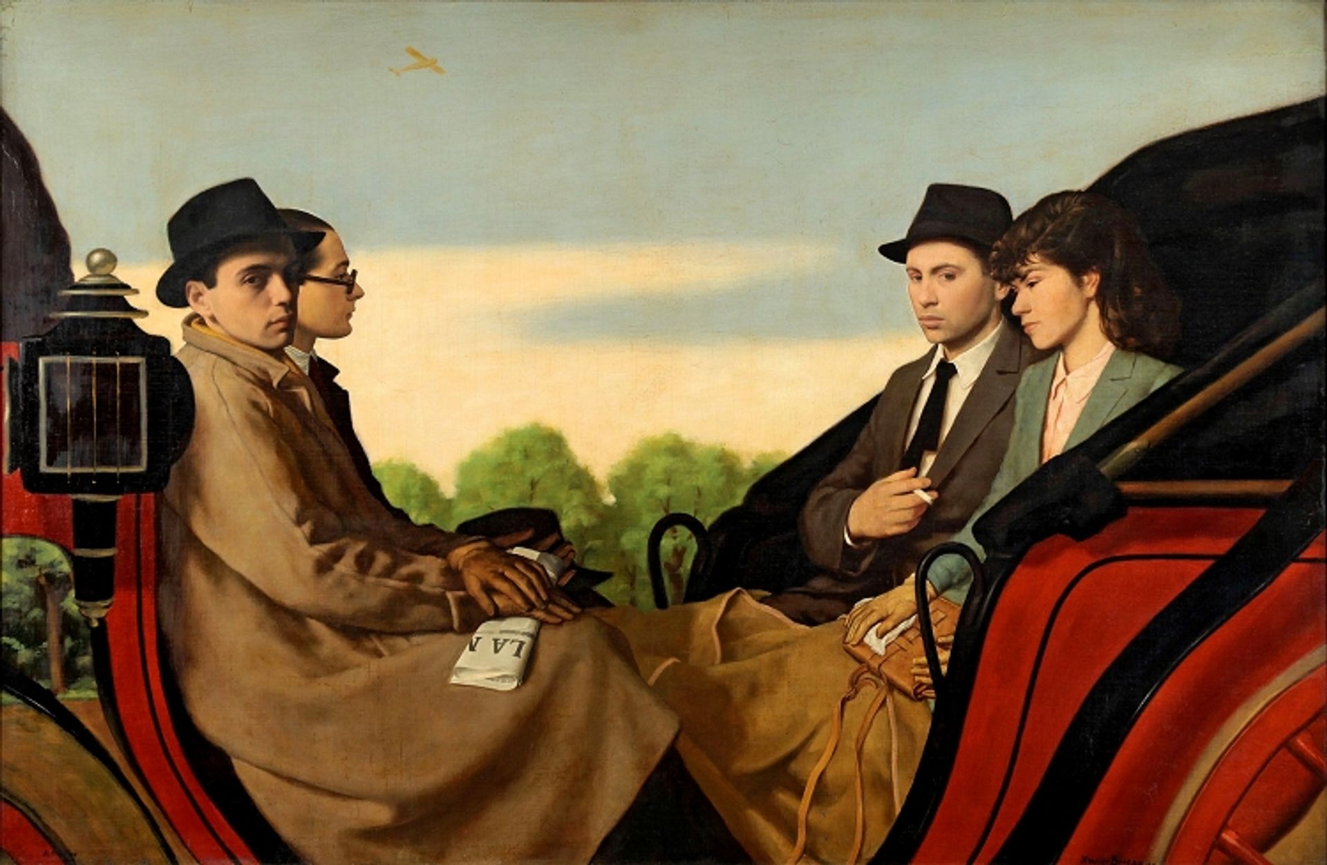 The Carriage Or Walk To The Cascine by Antonio Bueno