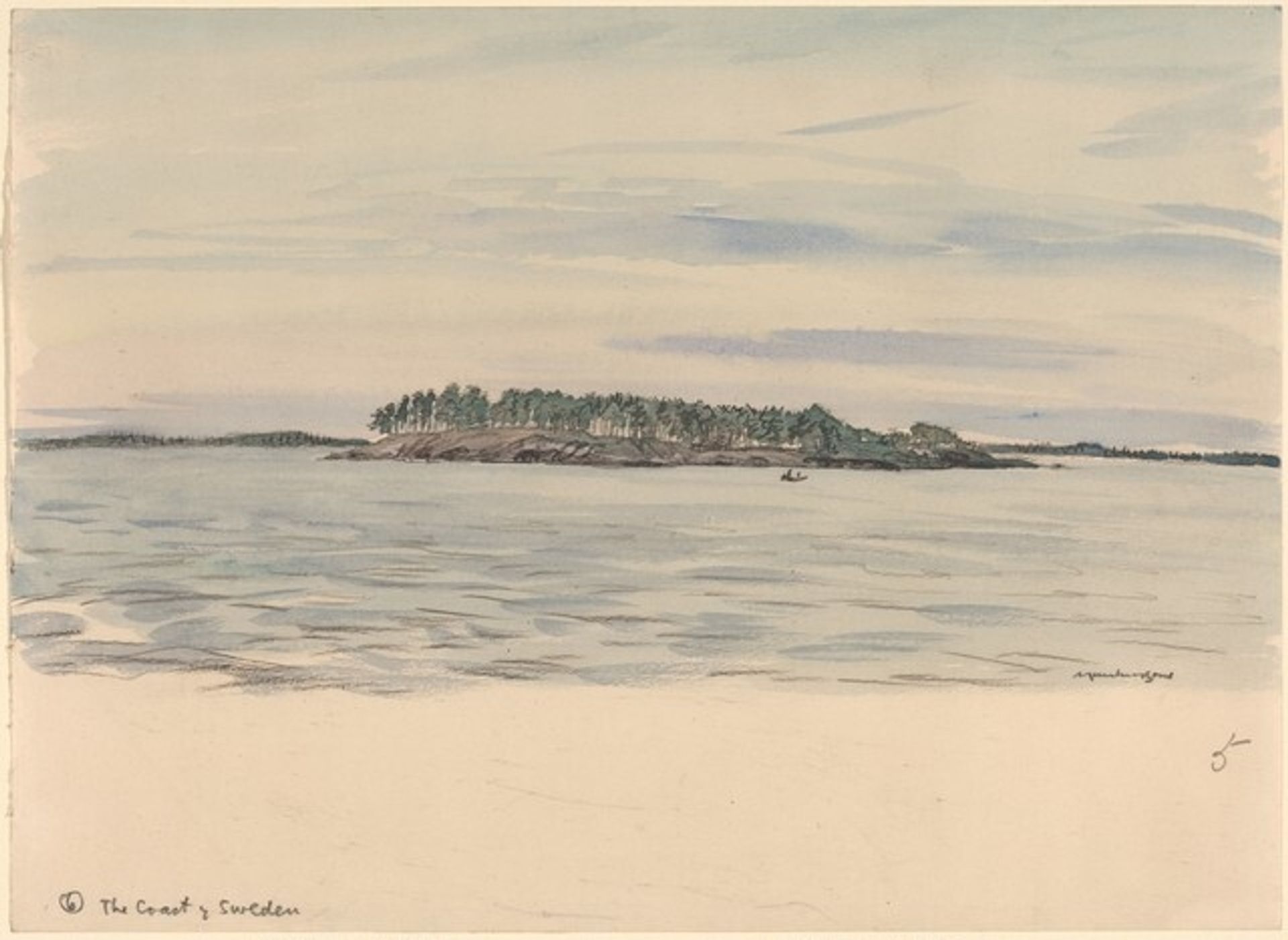 Coast Of Sweden by Muirhead Bone