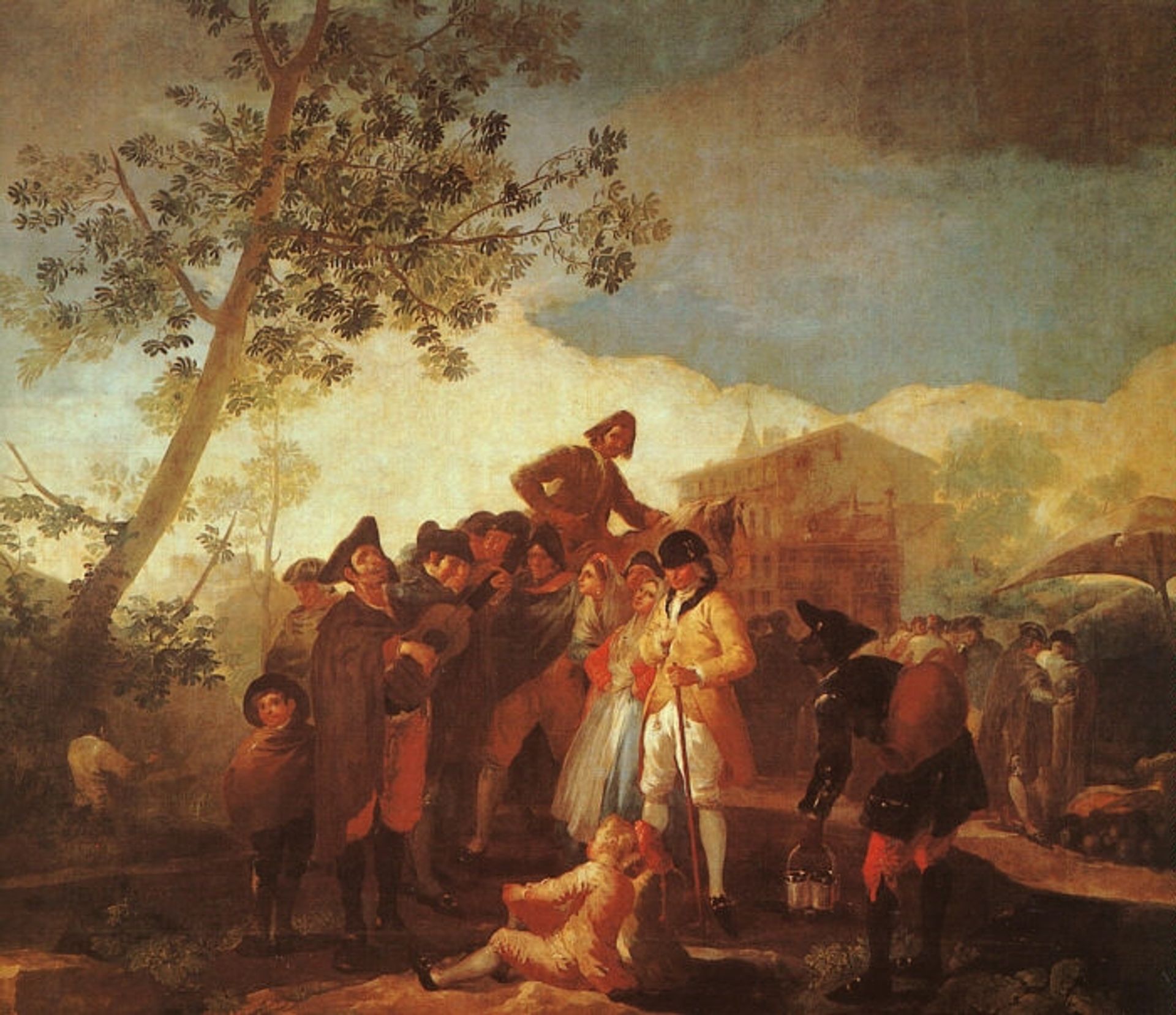The Blind Guitar Player by Francisco de Goya