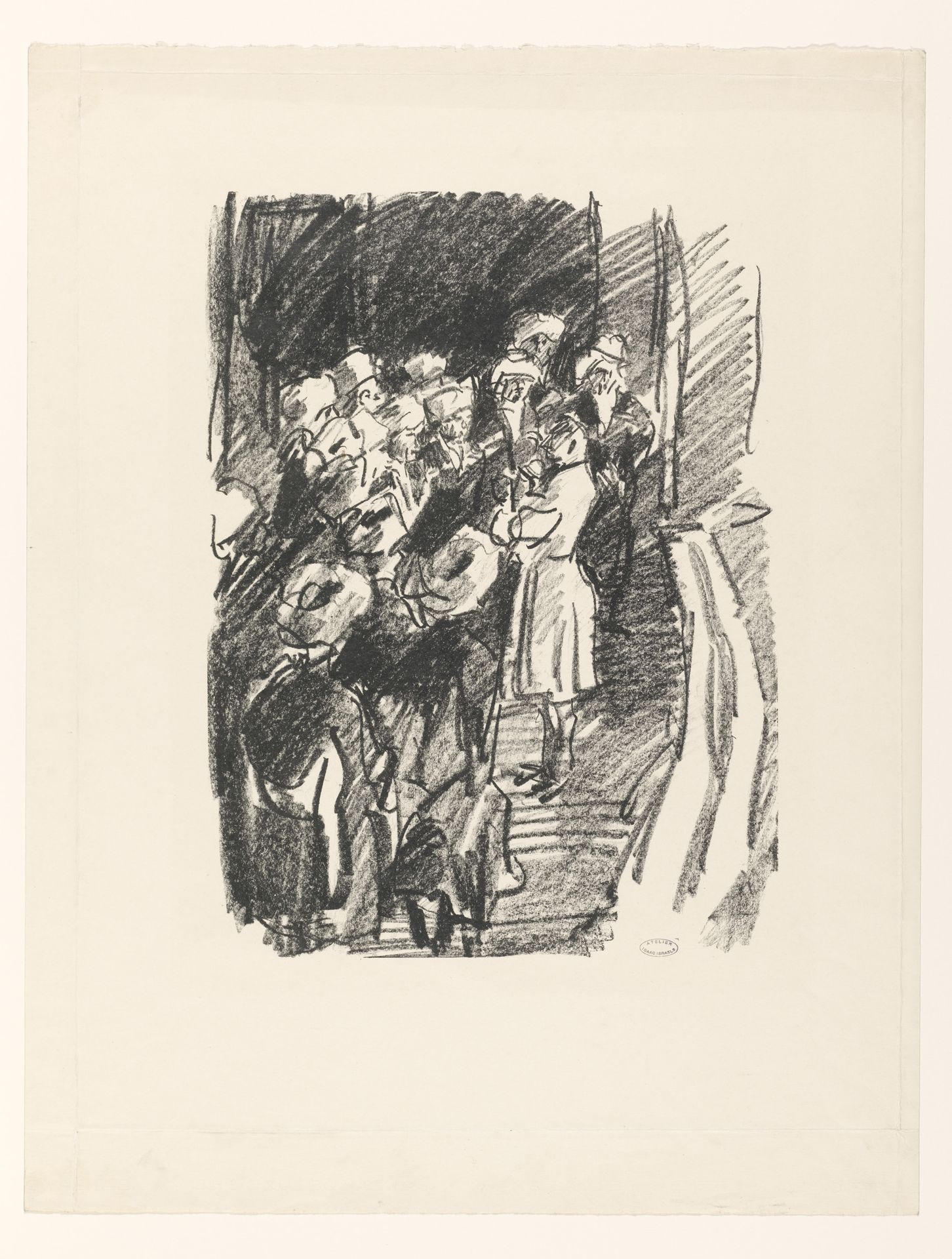 Kozakkenkoor by Isaac Israels