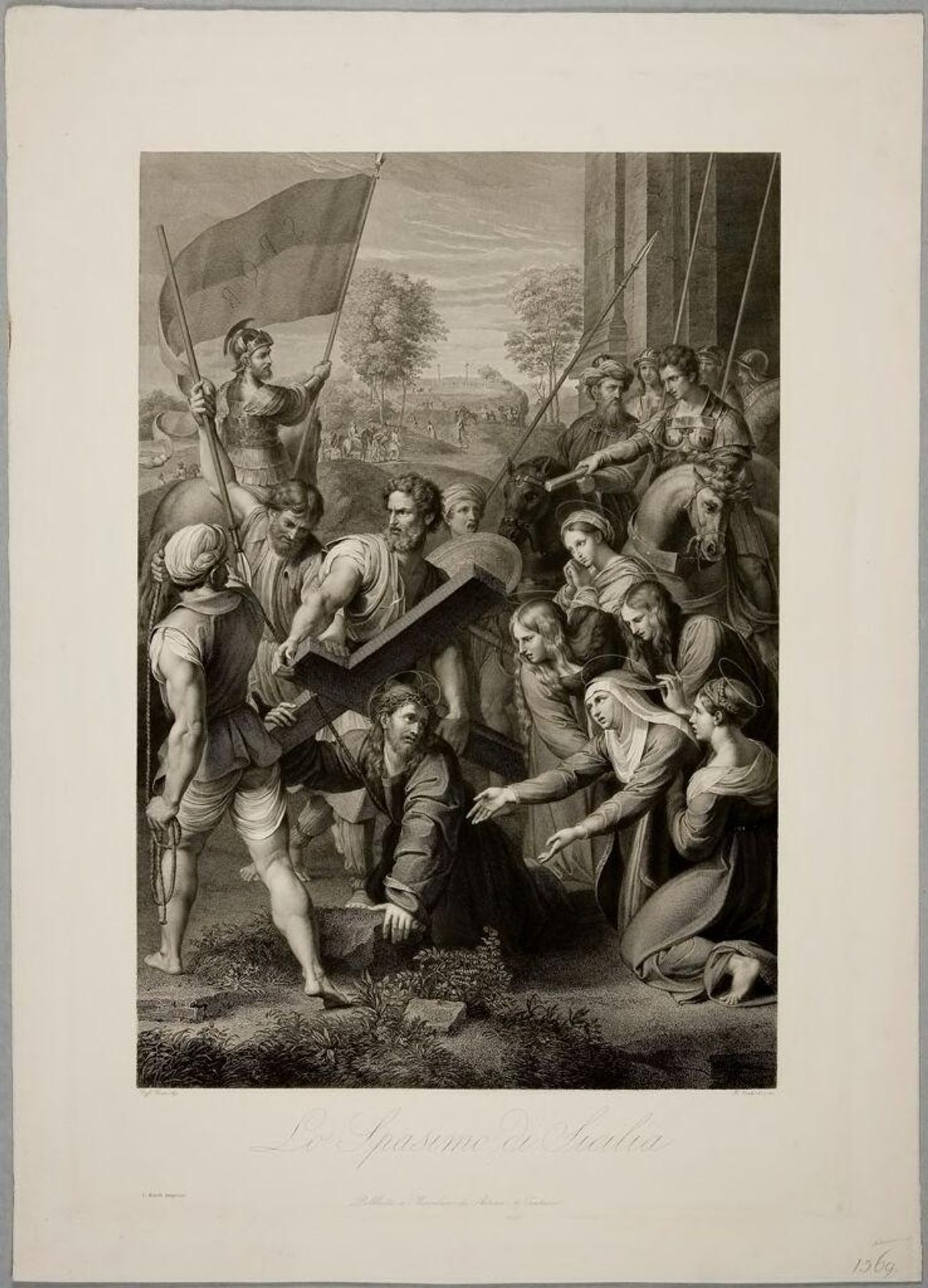 Christ Bearing the Cross by Paolo Toschi