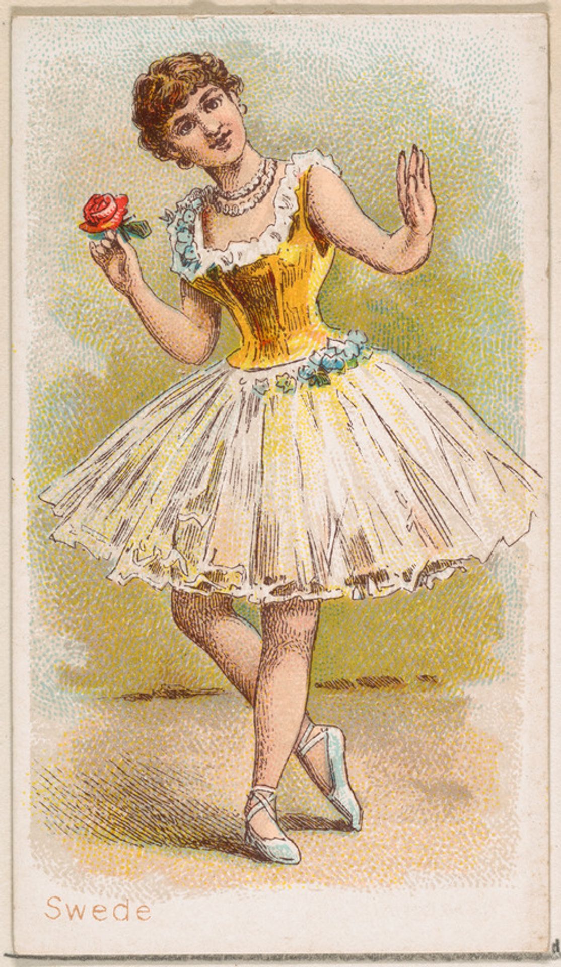 Swedish Dancer, from the Dancing Women series (N186) issued by Wm. S. Kimball & Co. by William S. Kimball & Company