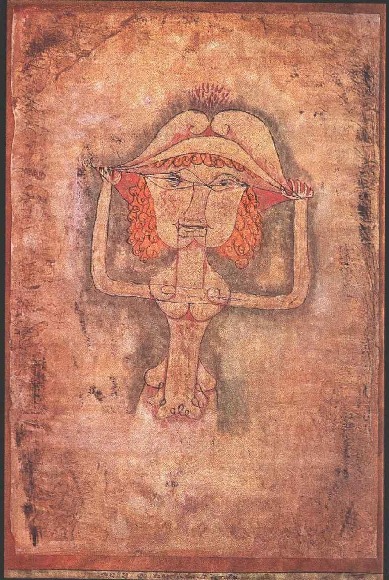 The singer L as Fioridigli by Paul Klee