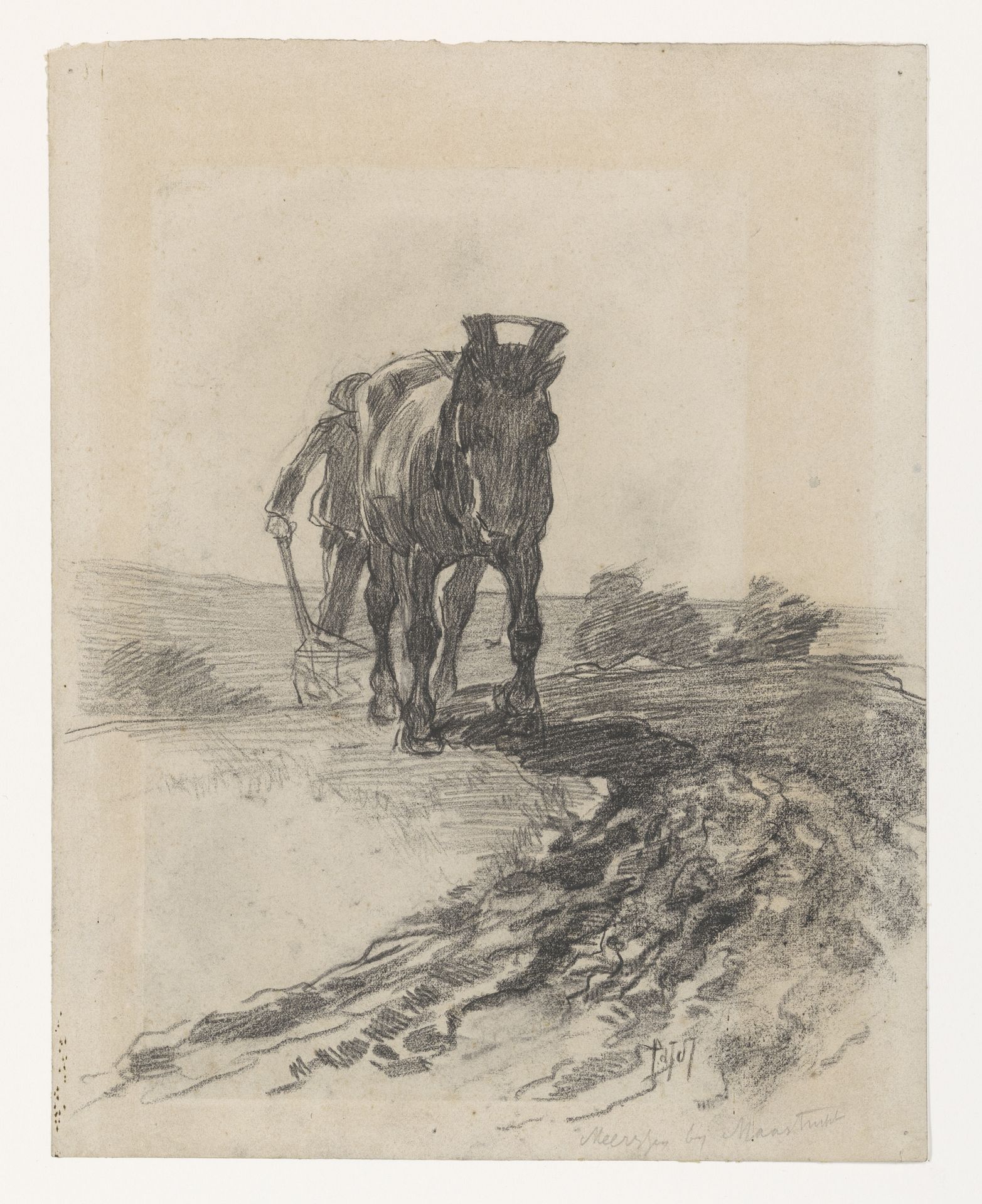 Ploegen by Pieter de Josselin de Jong