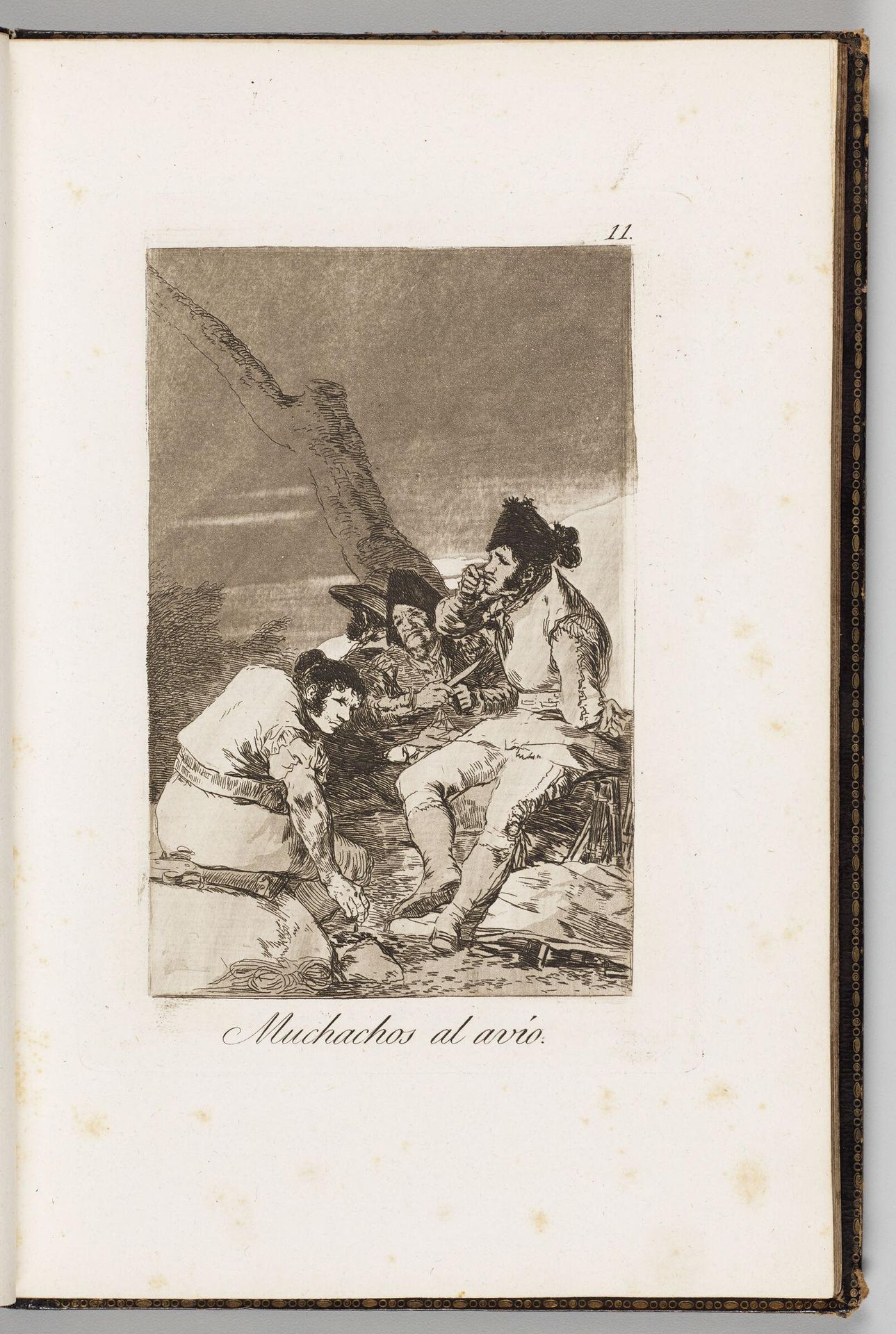 Lads Making Ready by Francisco JosÃ© de Goya y Lucientes